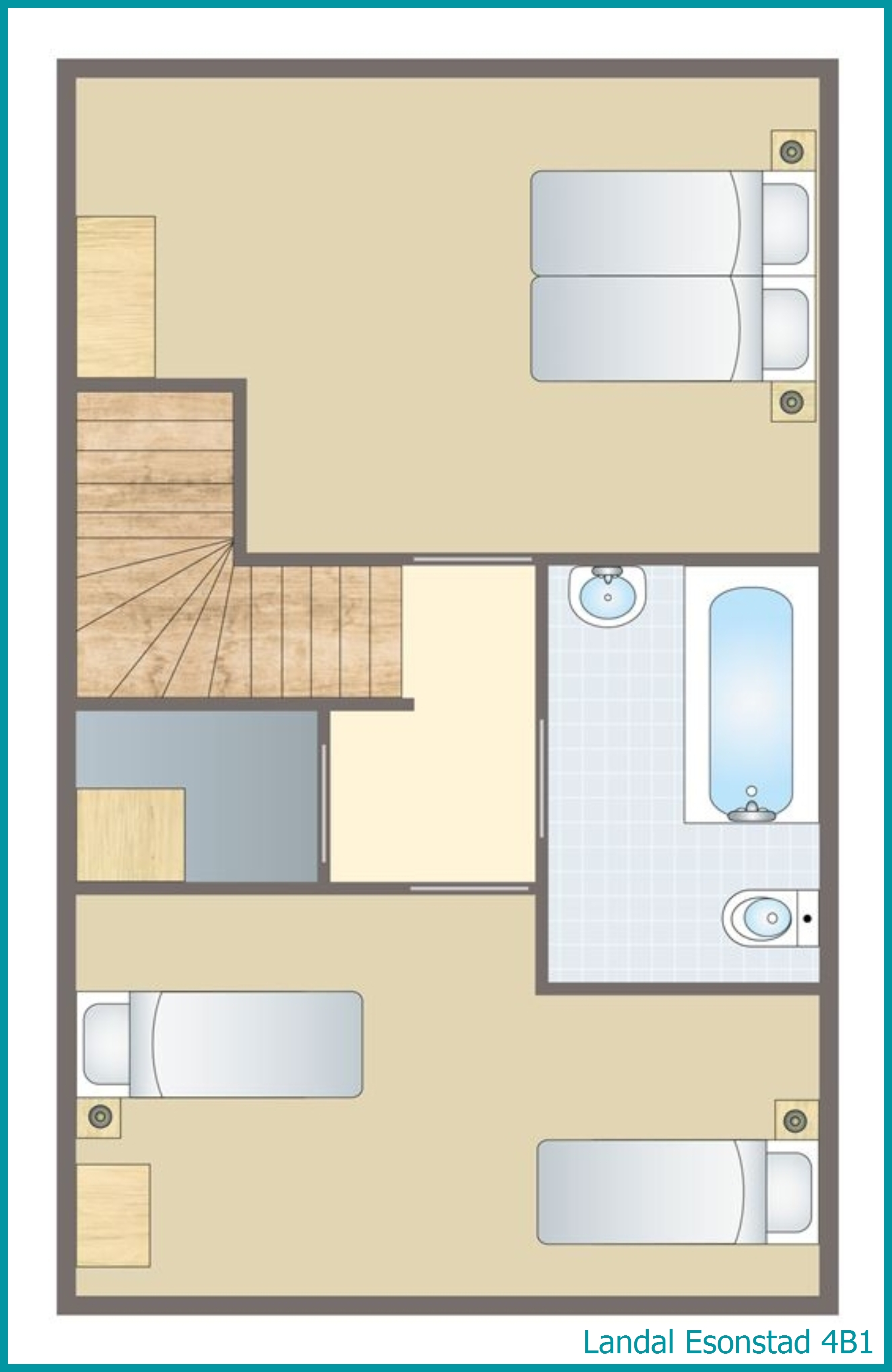 4-persoons maisonnette 4B1 in Esonstad