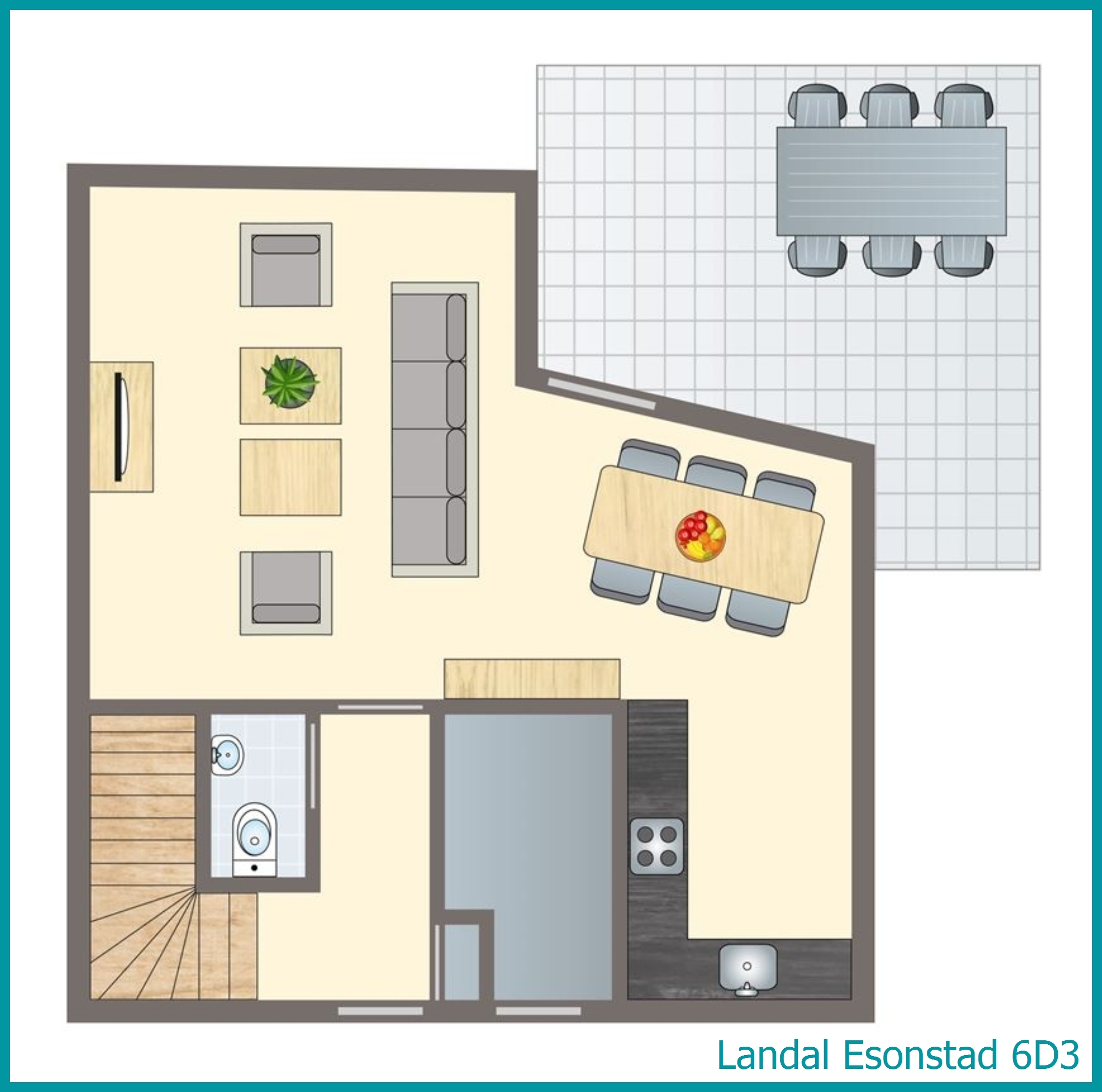 6-persoons woning 6D3 in Esonstad