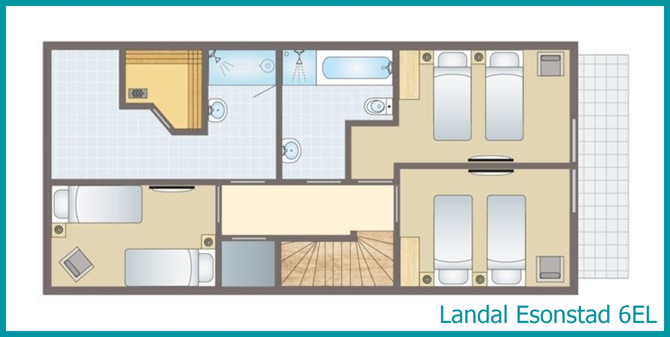 6-persoons woning 6EL in Esonstad