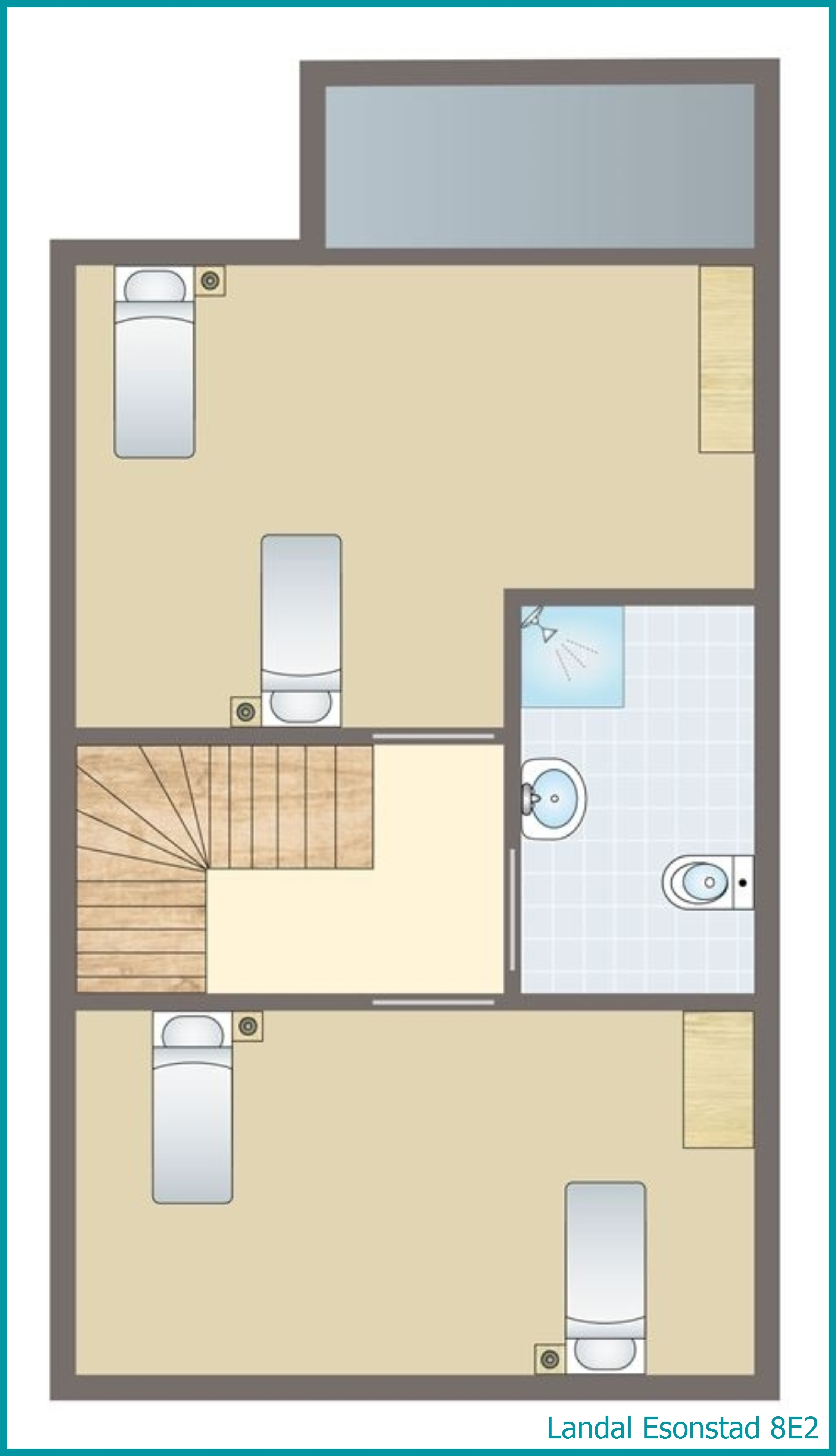 8-persoons woning 8E2 in Esonstad