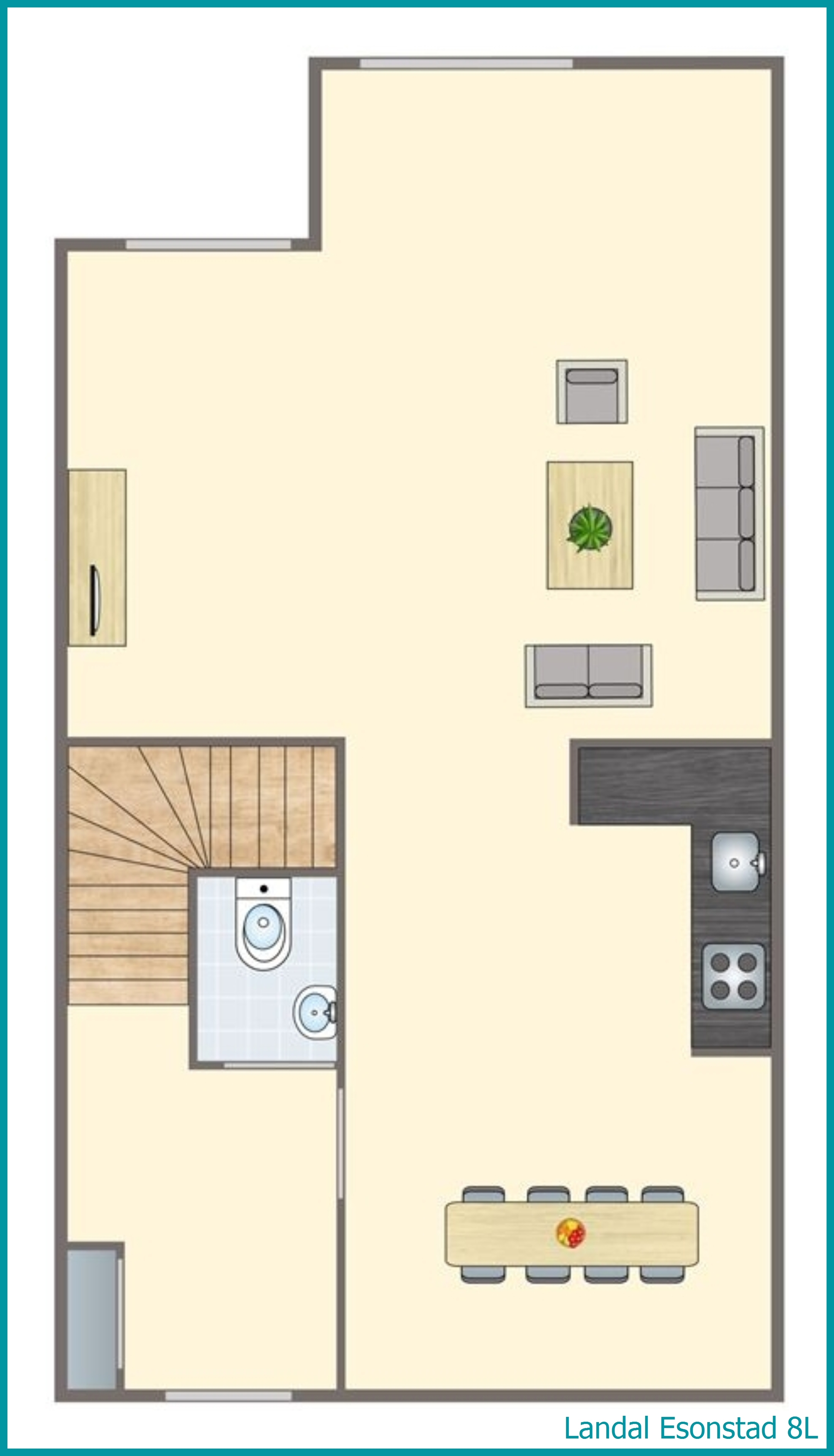 8-persoons woning 8L in Esonstad