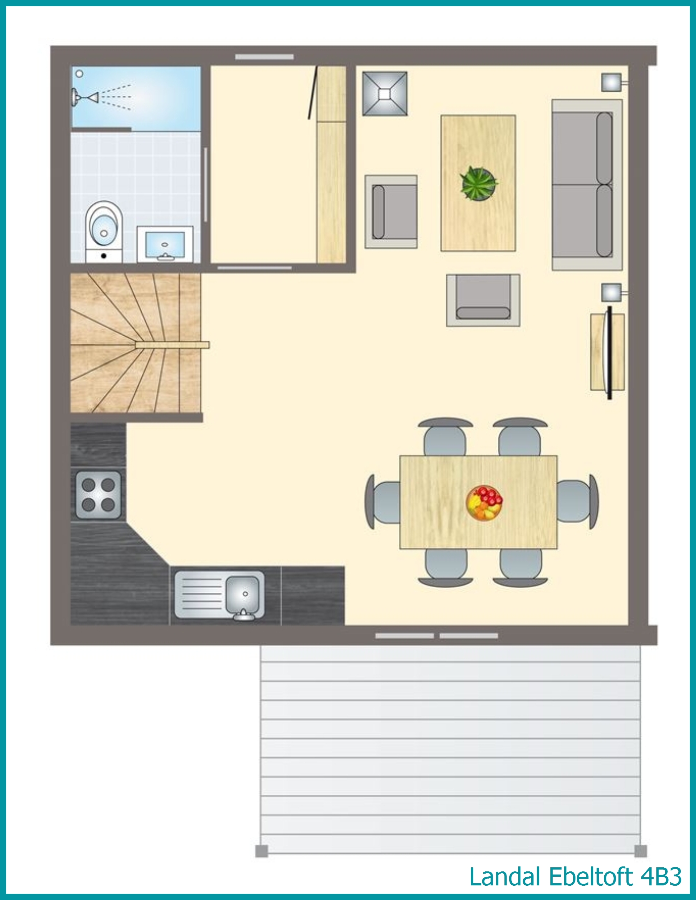 4-persoons bungalow 4B3 in Ebeltoft