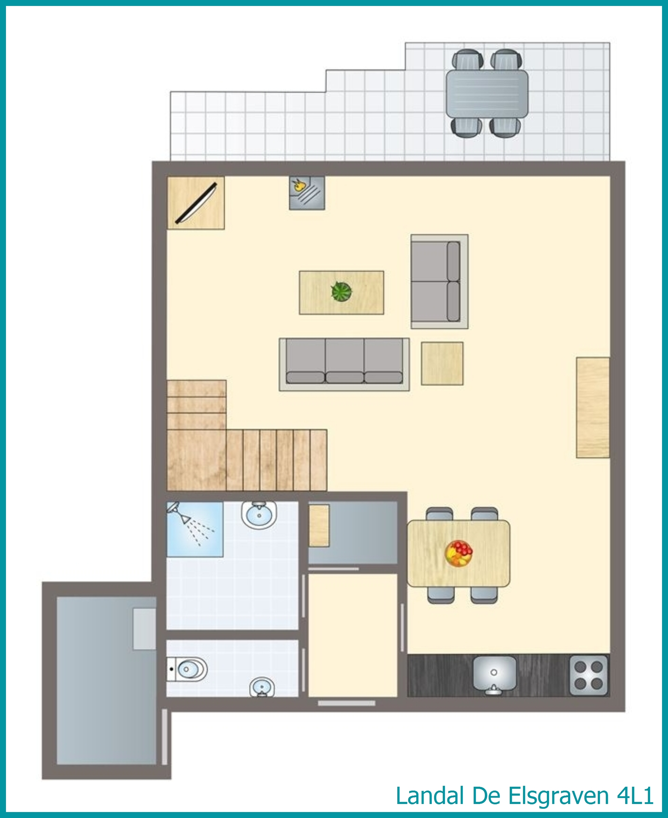 4-persoons bungalow 4L1 in De Elsgraven