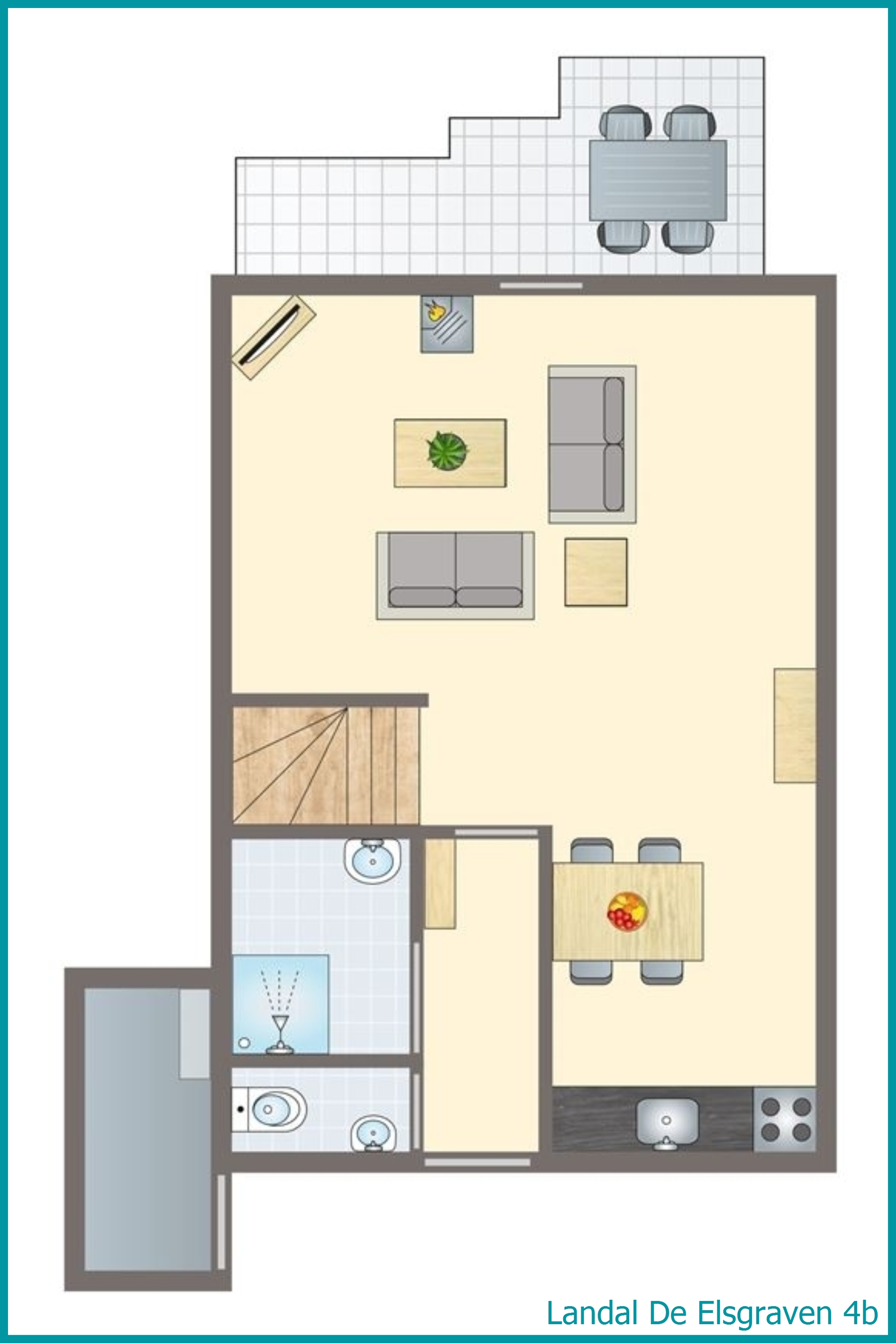 4-persoons bungalow 4b in De Elsgraven