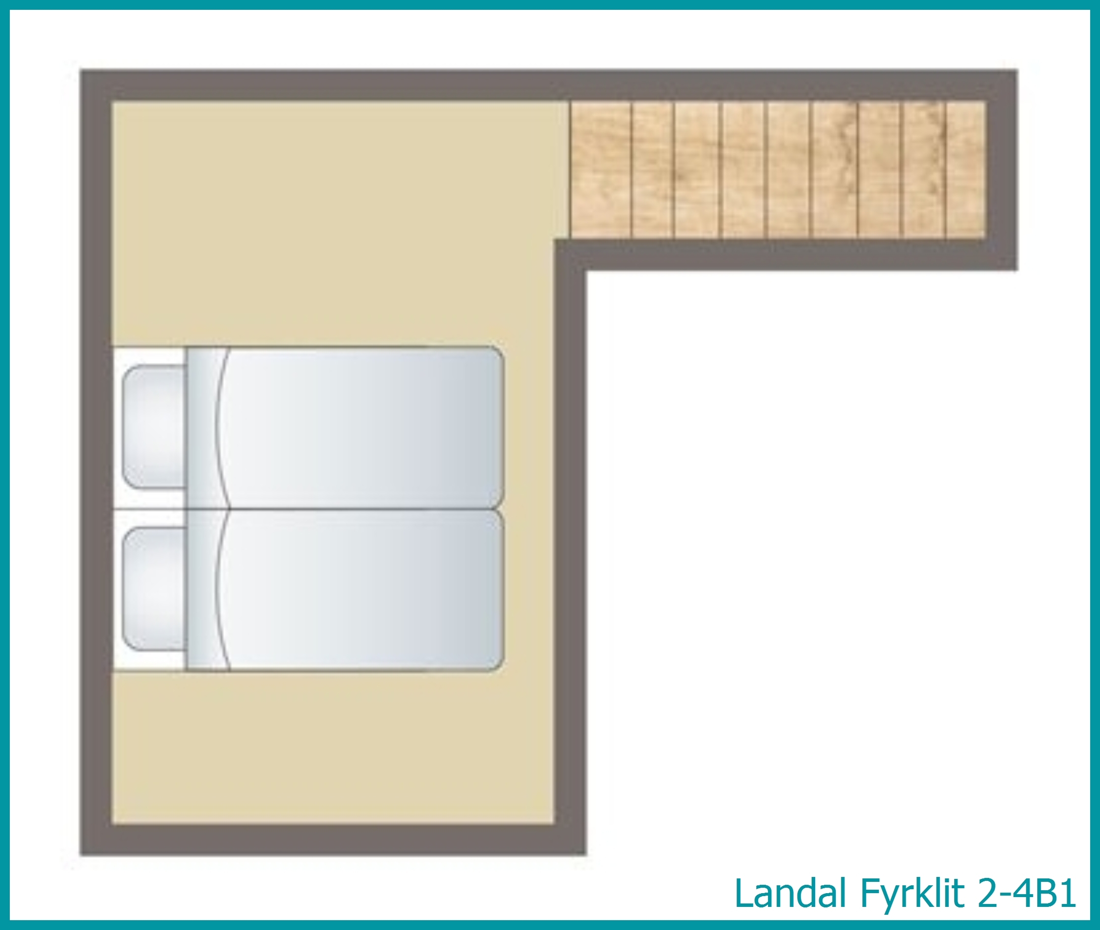 2-4-persoons appartement 2-4B1 in Fyrklit