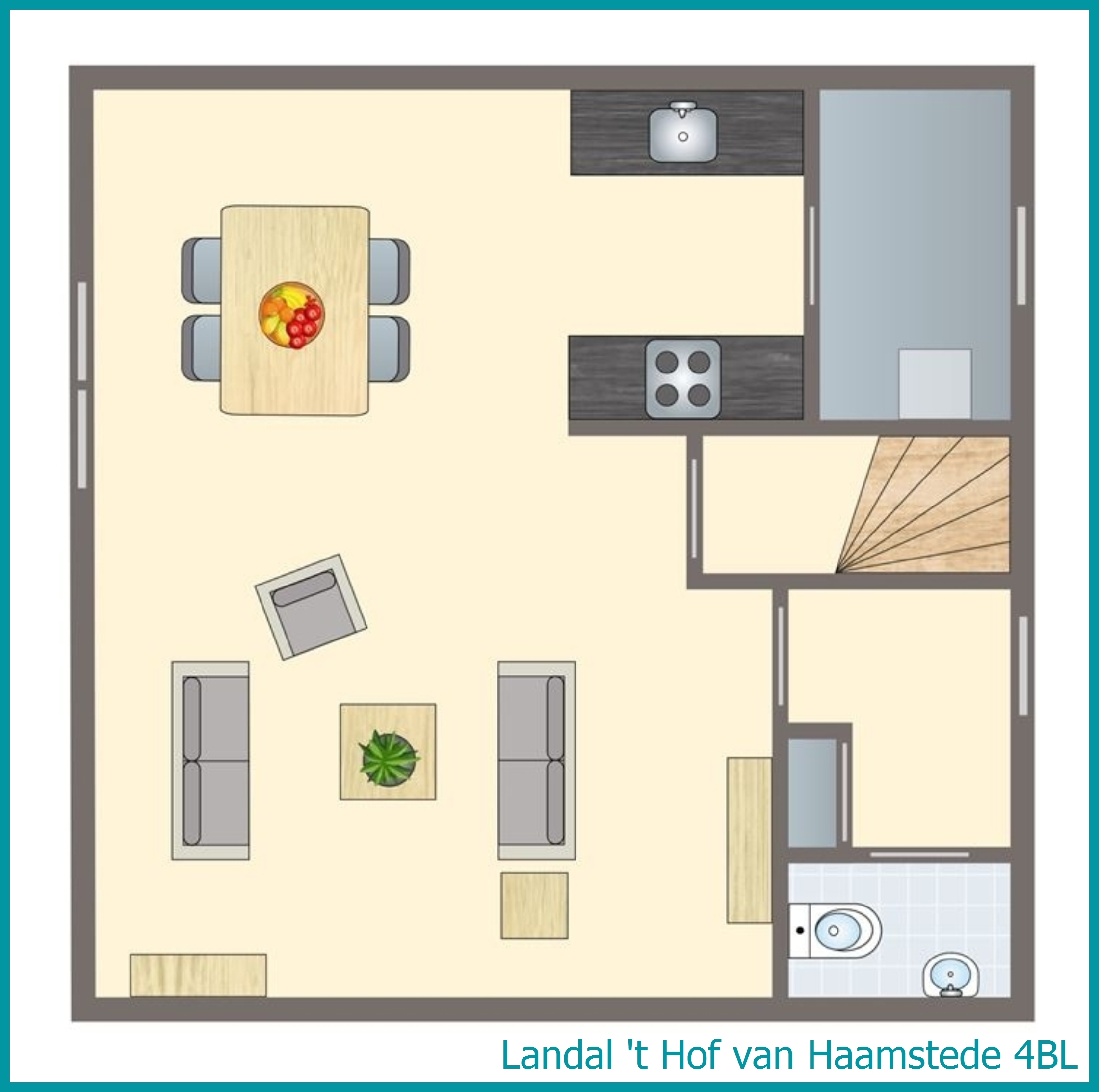 4-persoons bungalow 4BL in 't Hof van Haamstede
