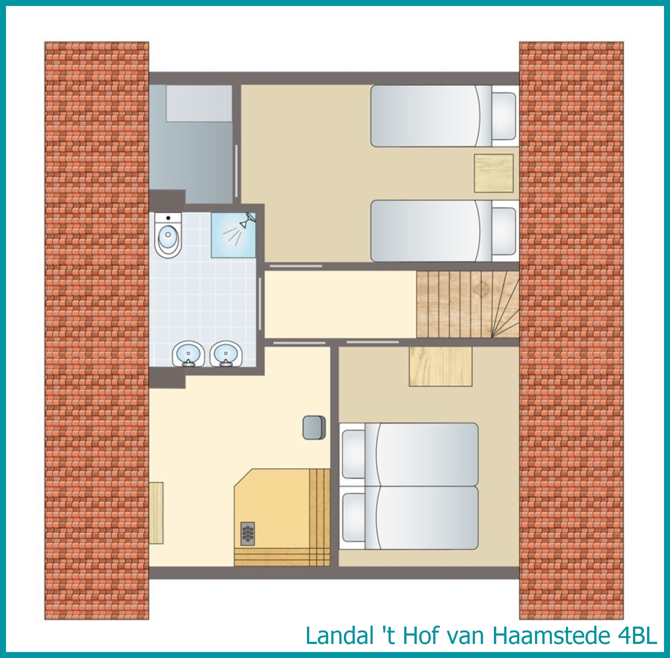 4-persoons bungalow 4BL in 't Hof van Haamstede