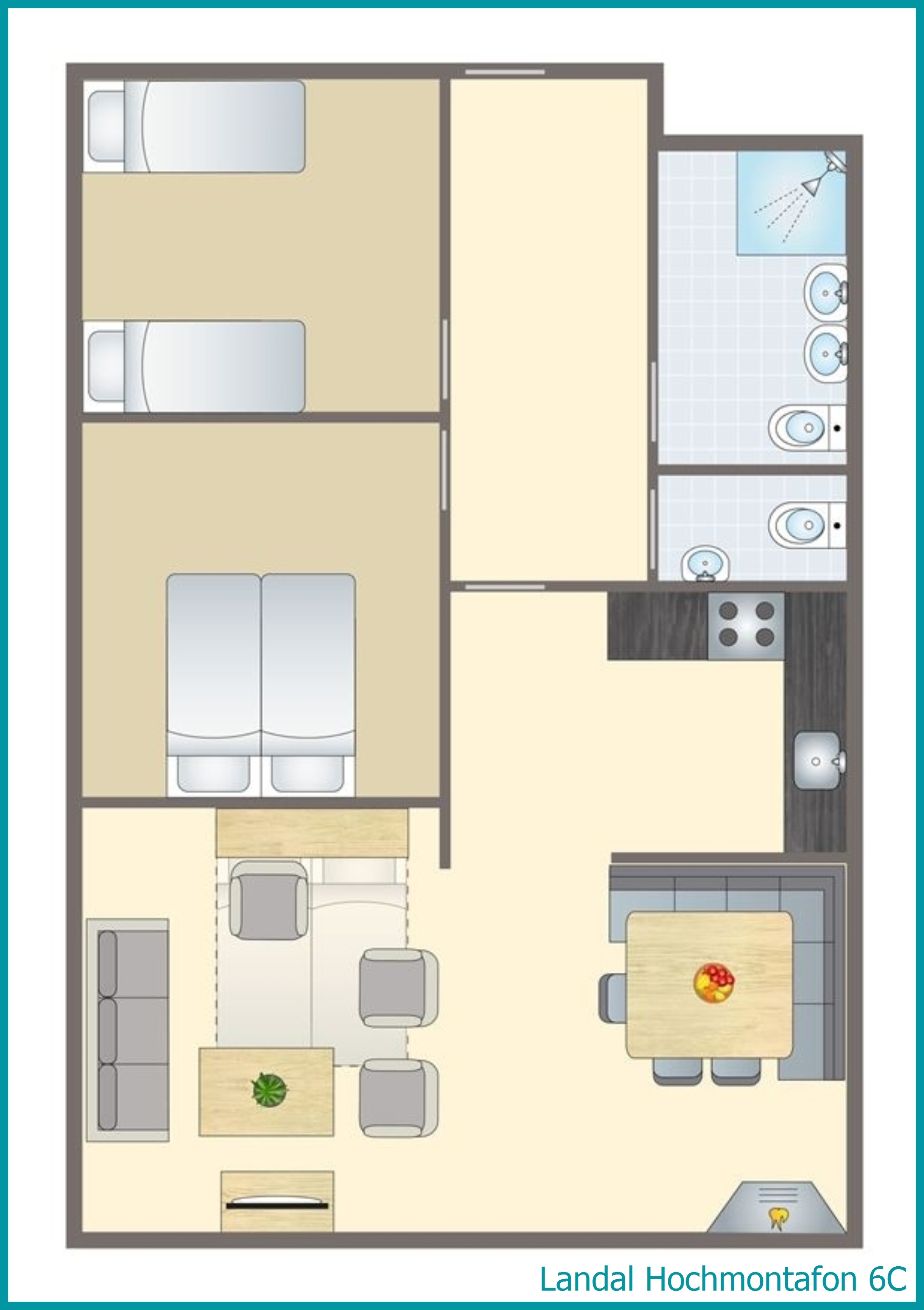 6-persoons appartement 6C in Hochmontafon