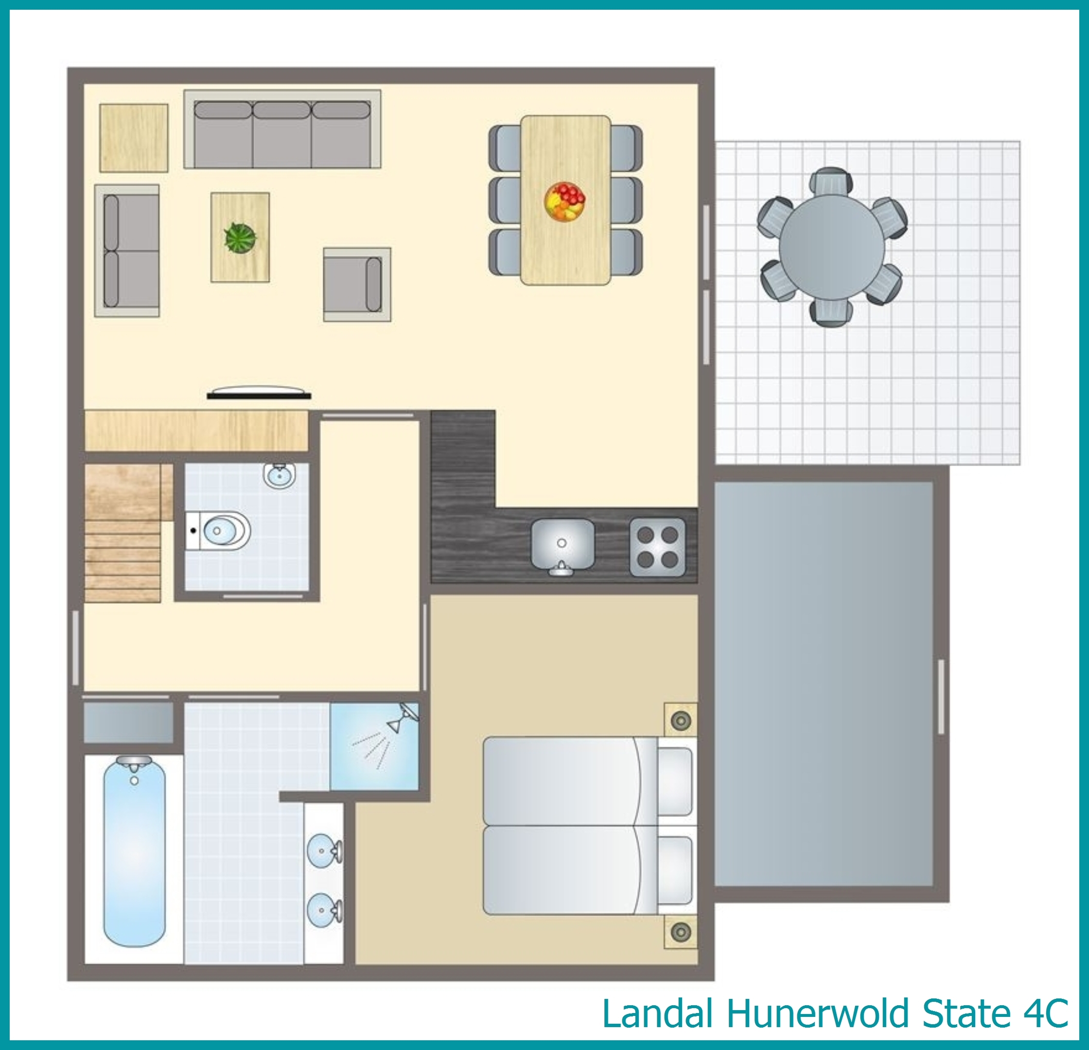 4-persoons bungalow 4C in Hunerwold State