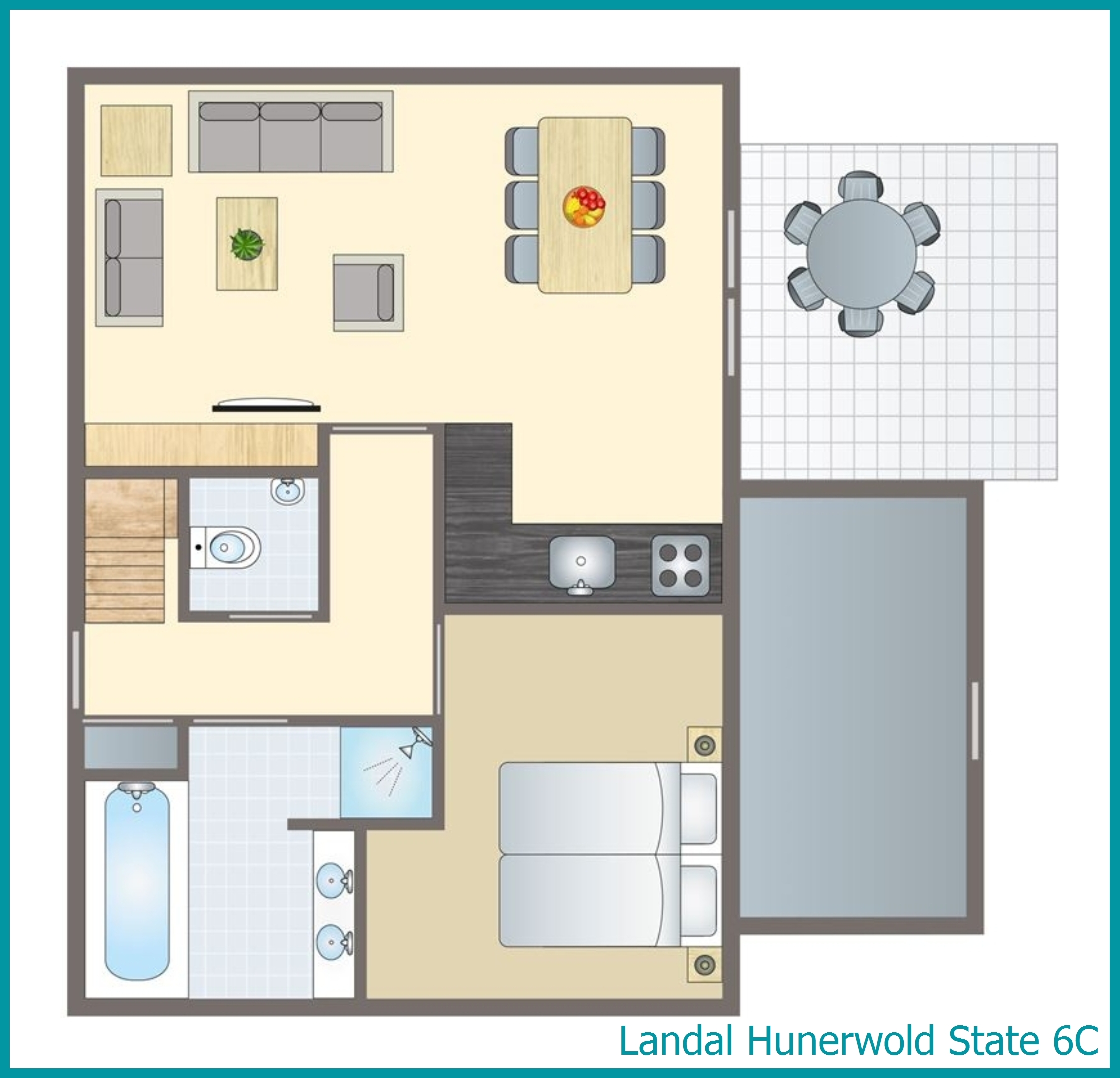 6-persoons bungalow 6C in Hunerwold State