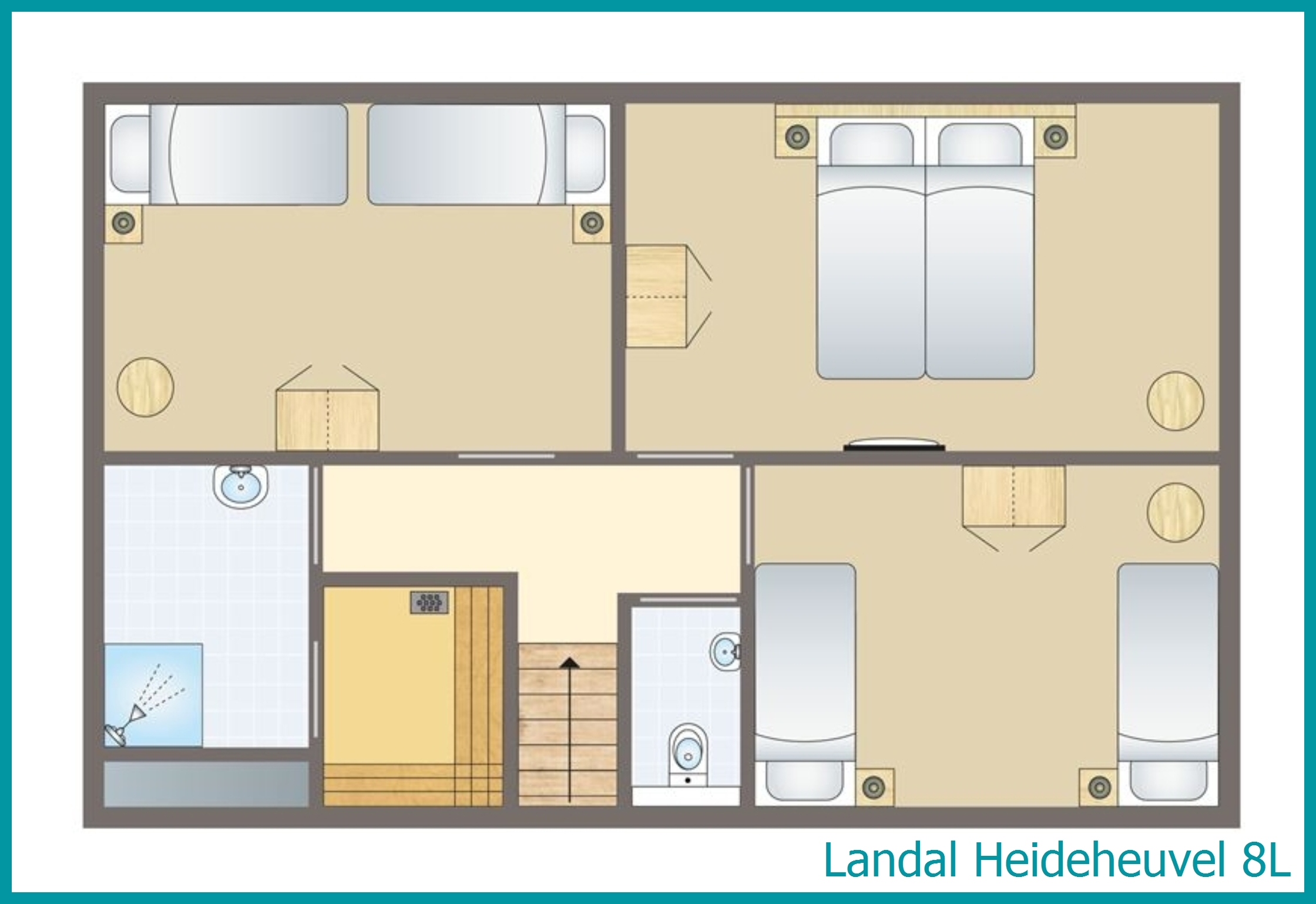 8-persoons bungalow 8L in Heideheuvel