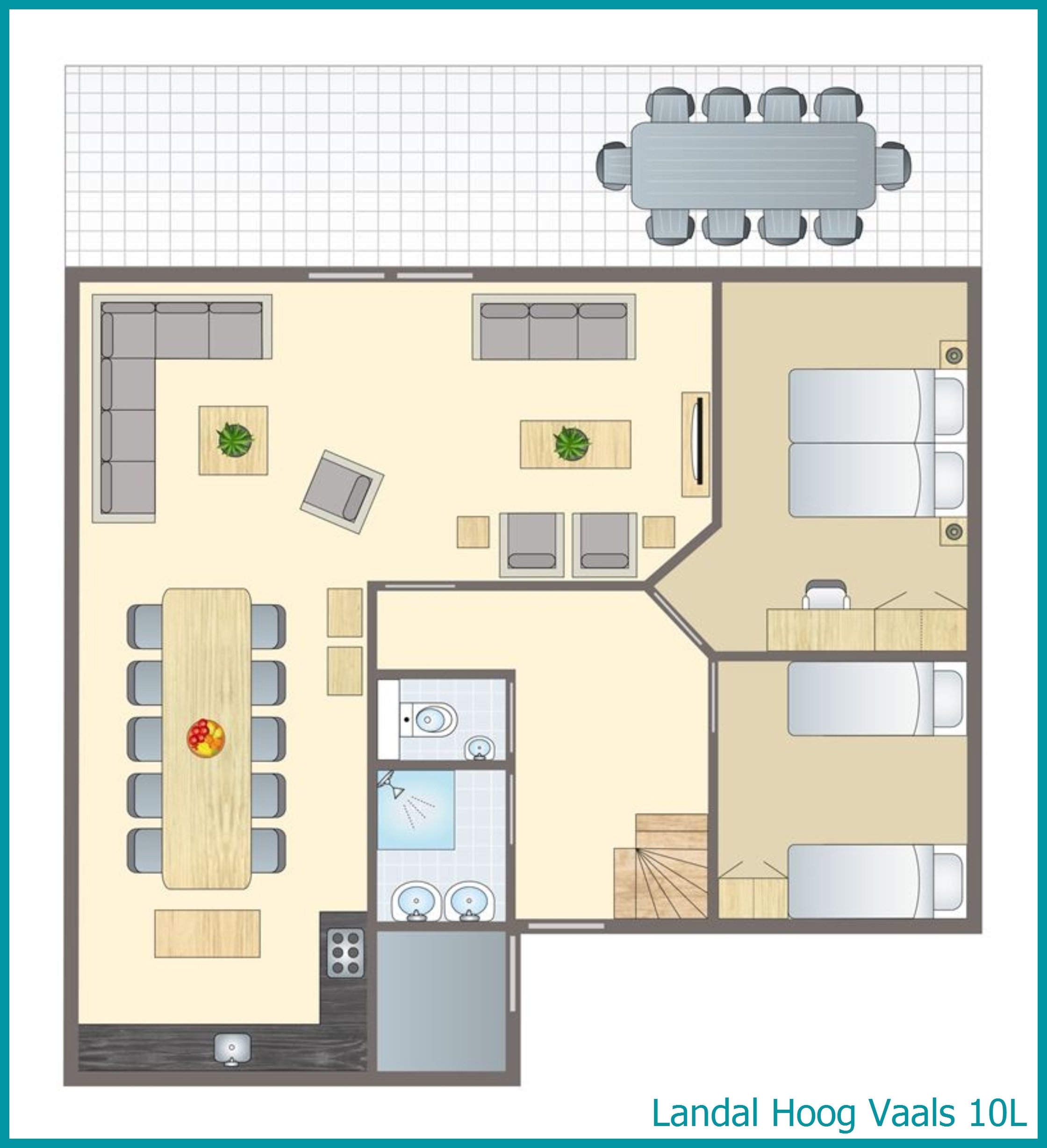10-persoons bungalow 10L in Hoog Vaals