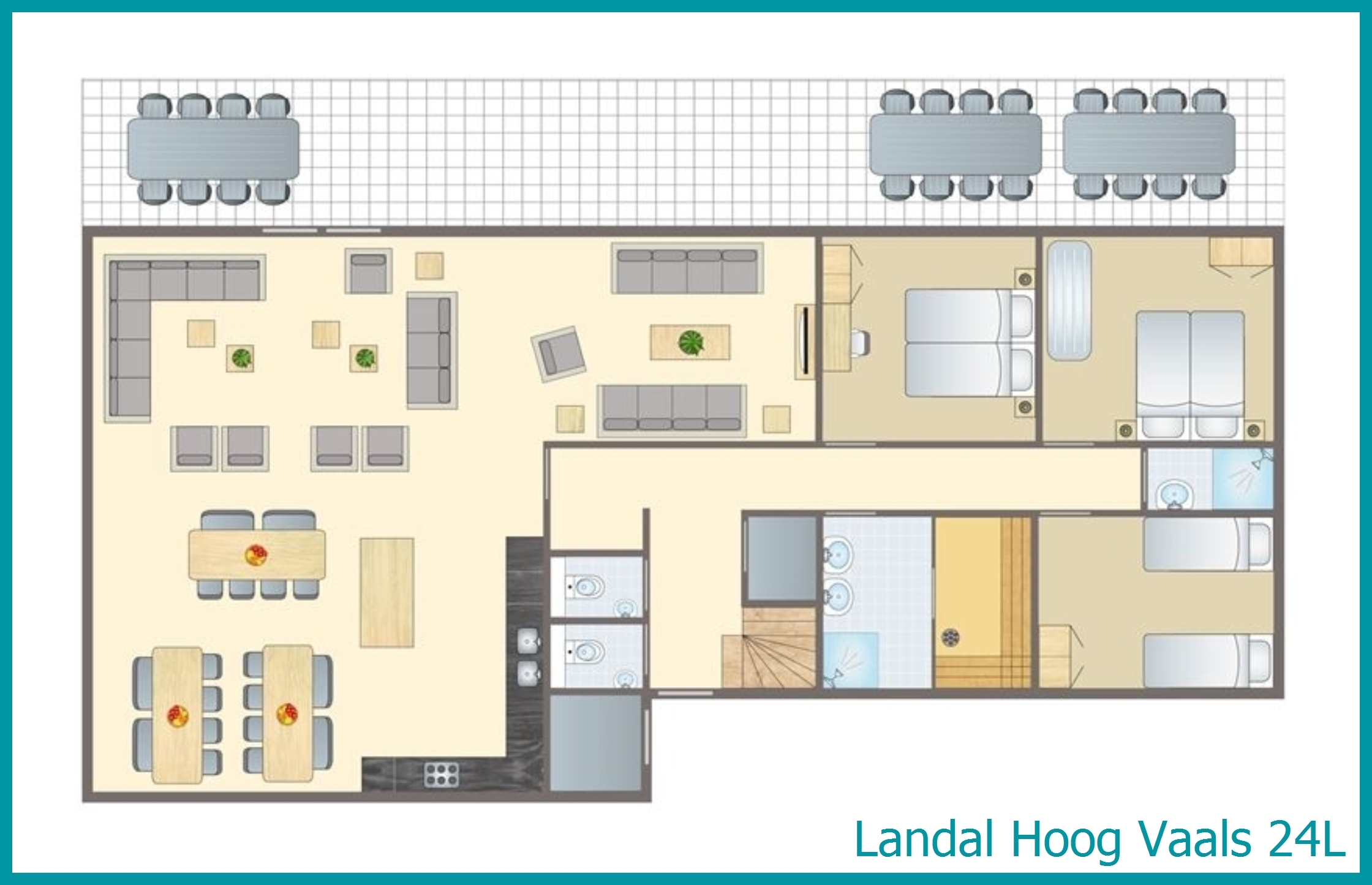 24-persoons bungalow 24L in Hoog Vaals
