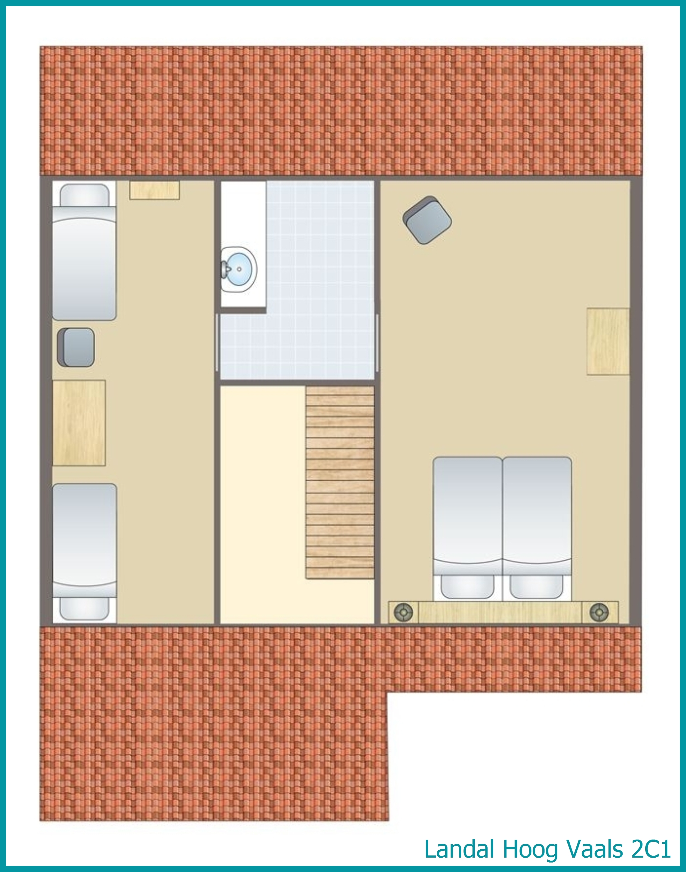 2-persoons bungalow 2C1 in Hoog Vaals