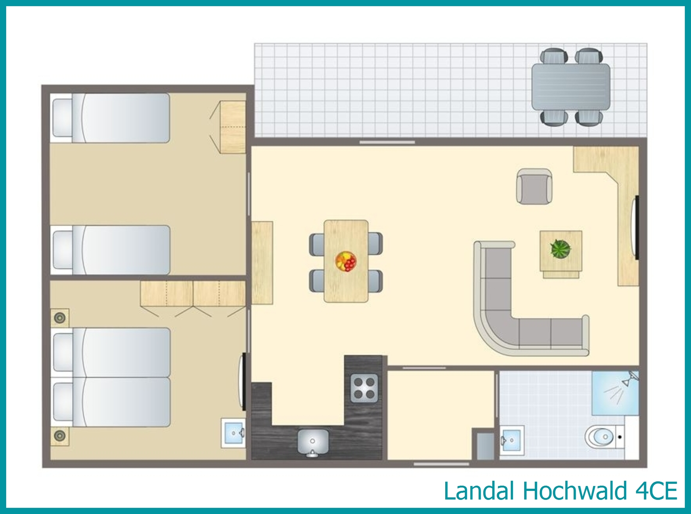 bungalow 4 personnes 4CE à Hochwald