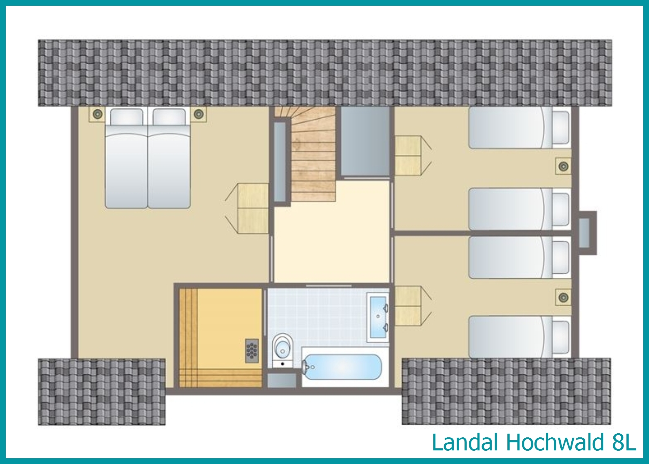 8-persoons bungalow 8L in Hochwald