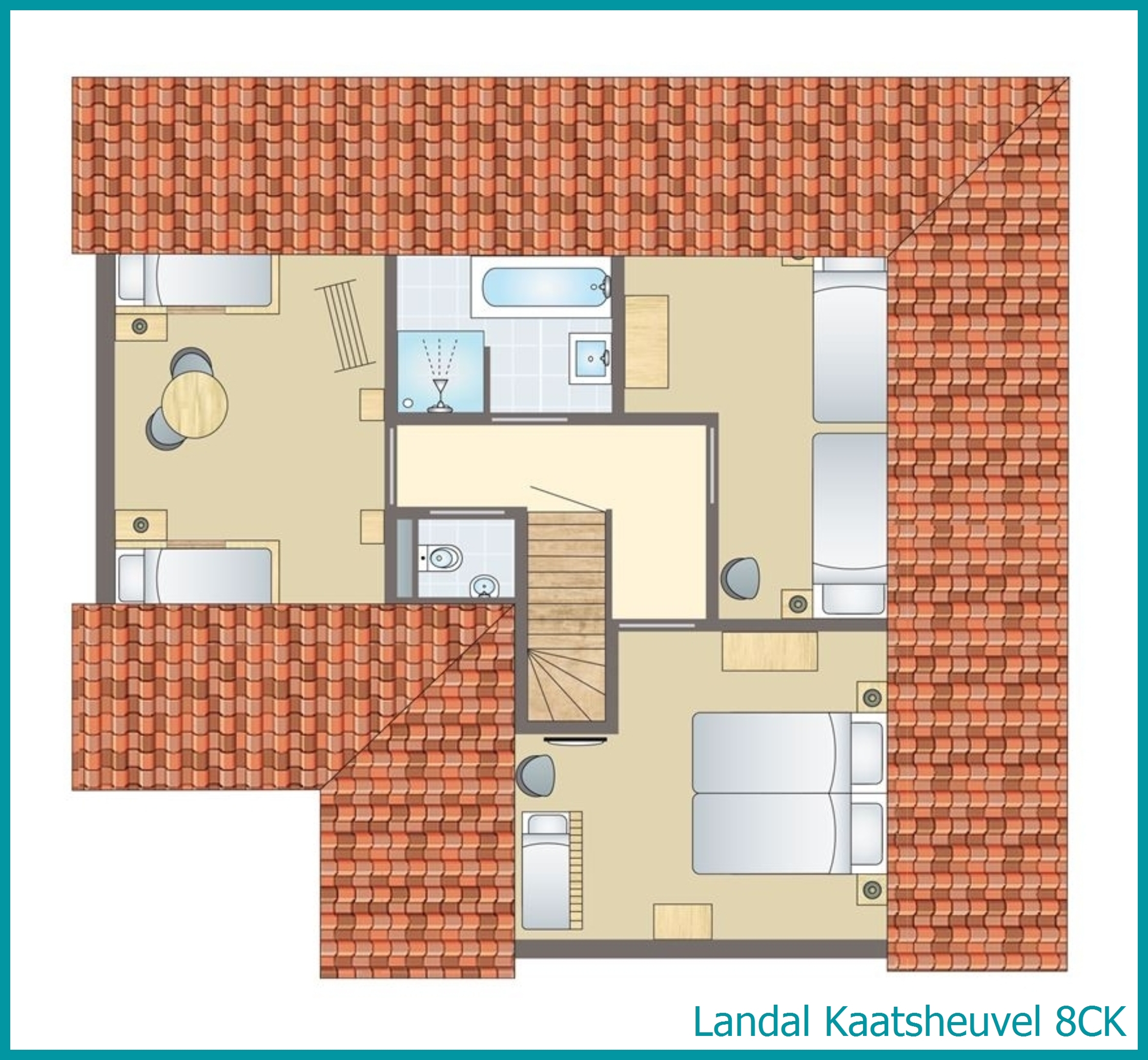8-persoons kindervakantiehuis 8CK in Kaatsheuvel