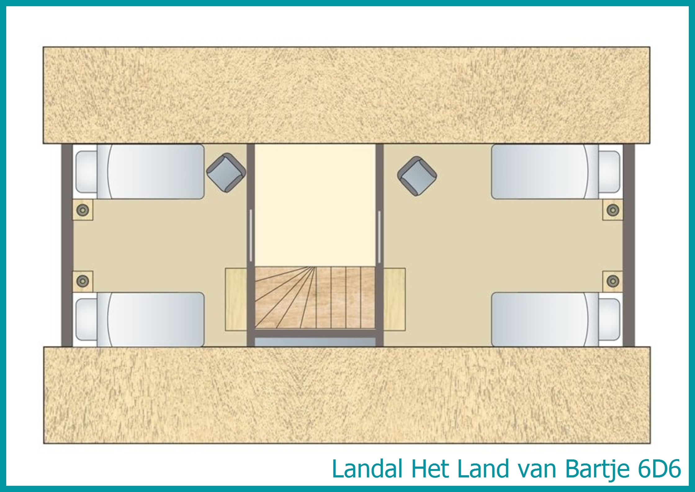 6-persoons hoevewoning 6D6 in Het Land van Bartje