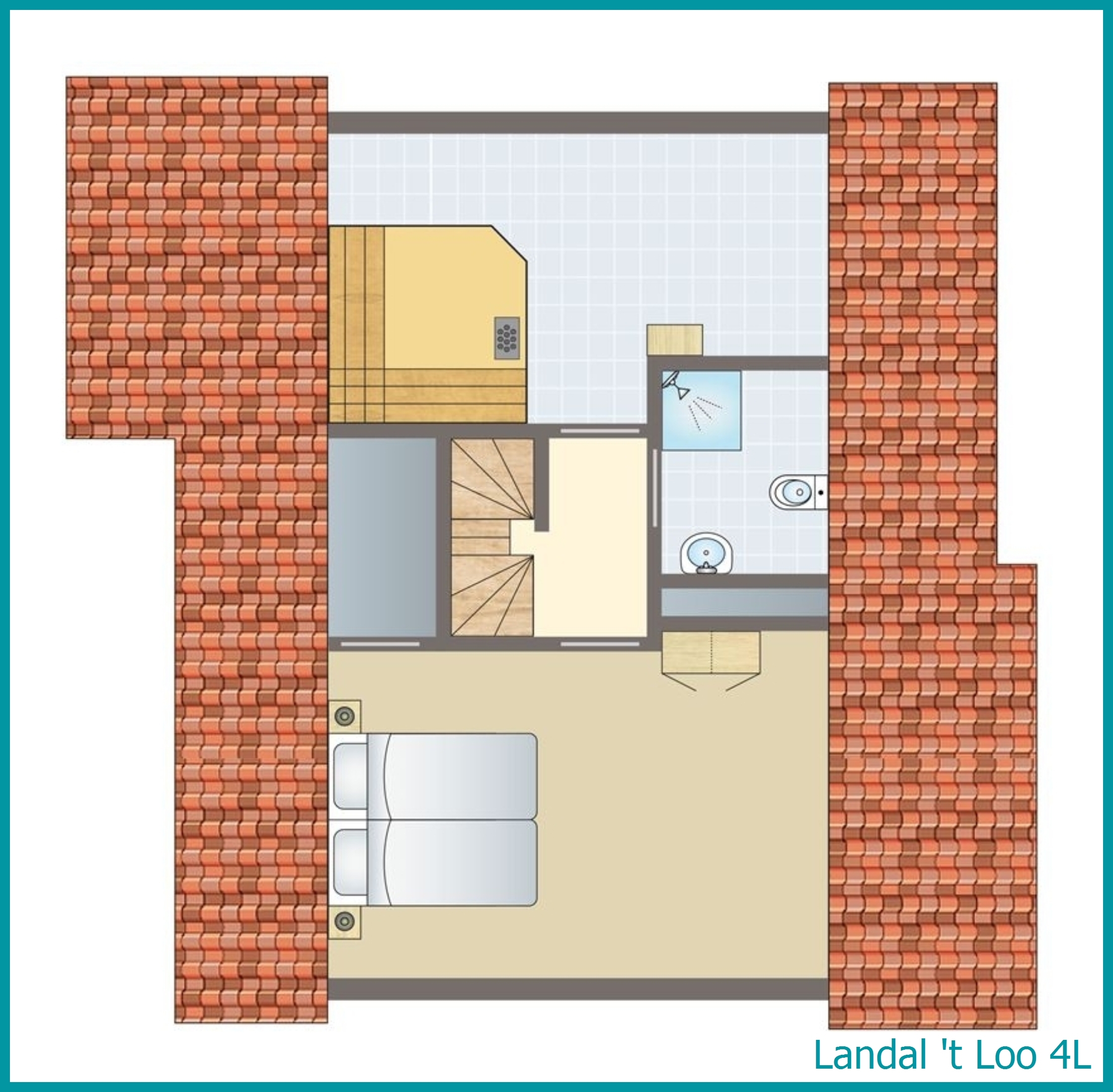 4-persoons bungalow 4L in 't Loo