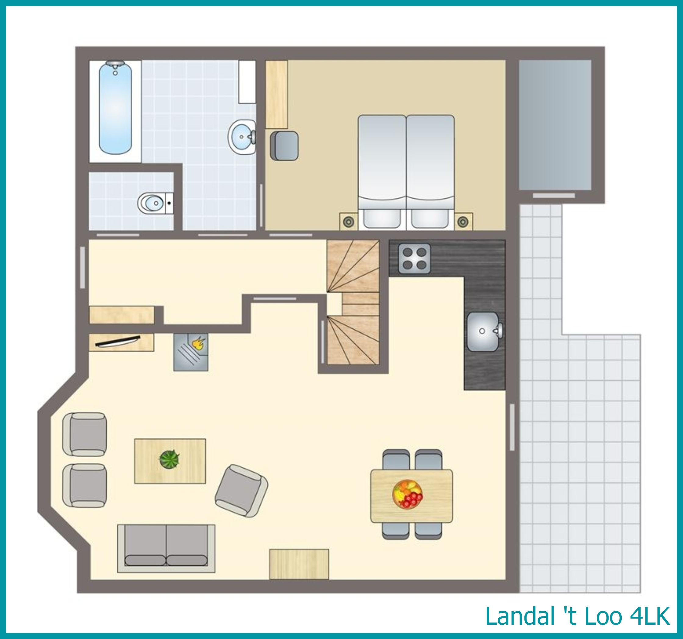 4-persoons kinderbungalow 4LK in 't Loo