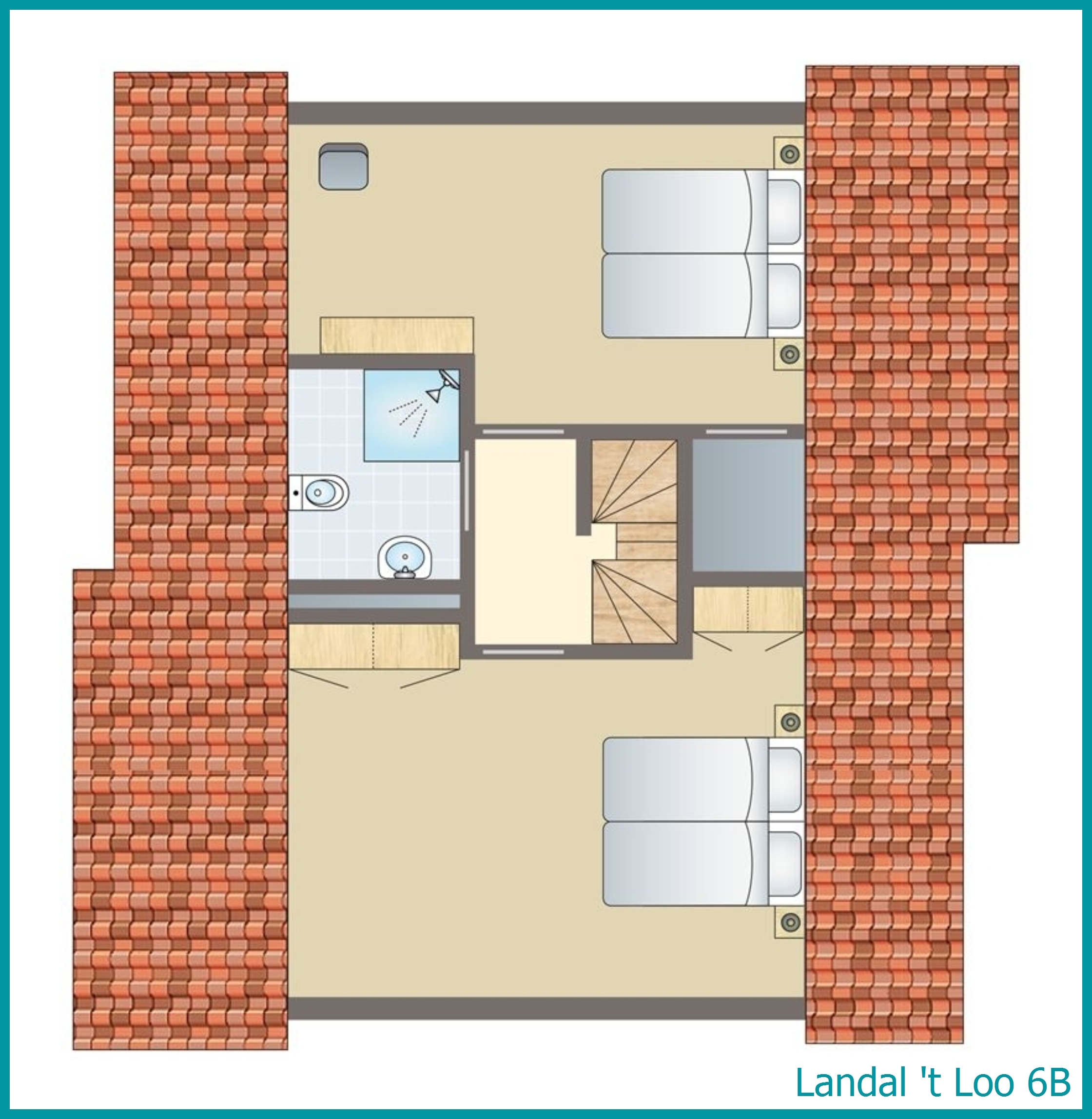 6-persoons bungalow 6B in 't Loo