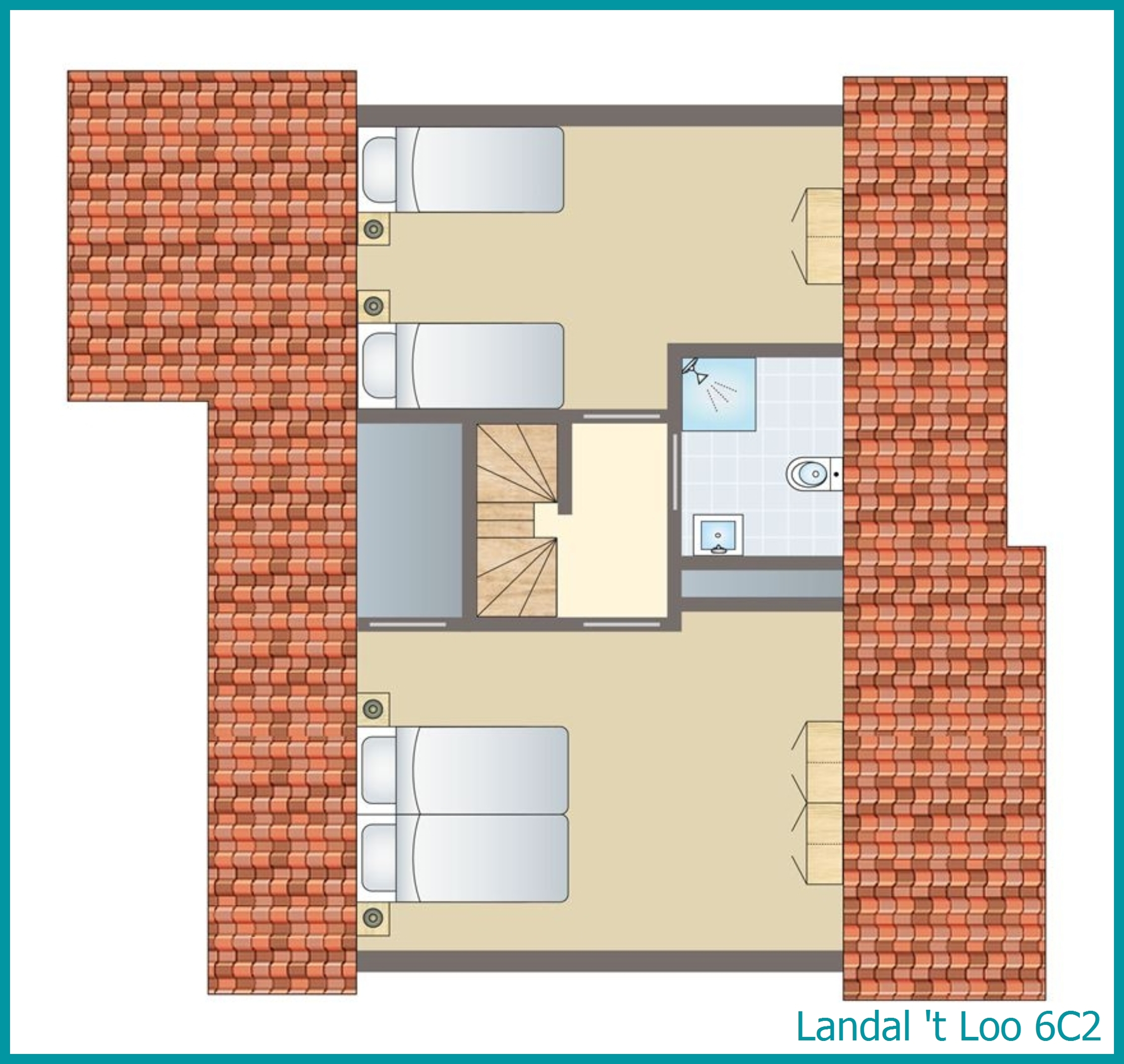 6-persoons bungalow 6C2 in 't Loo