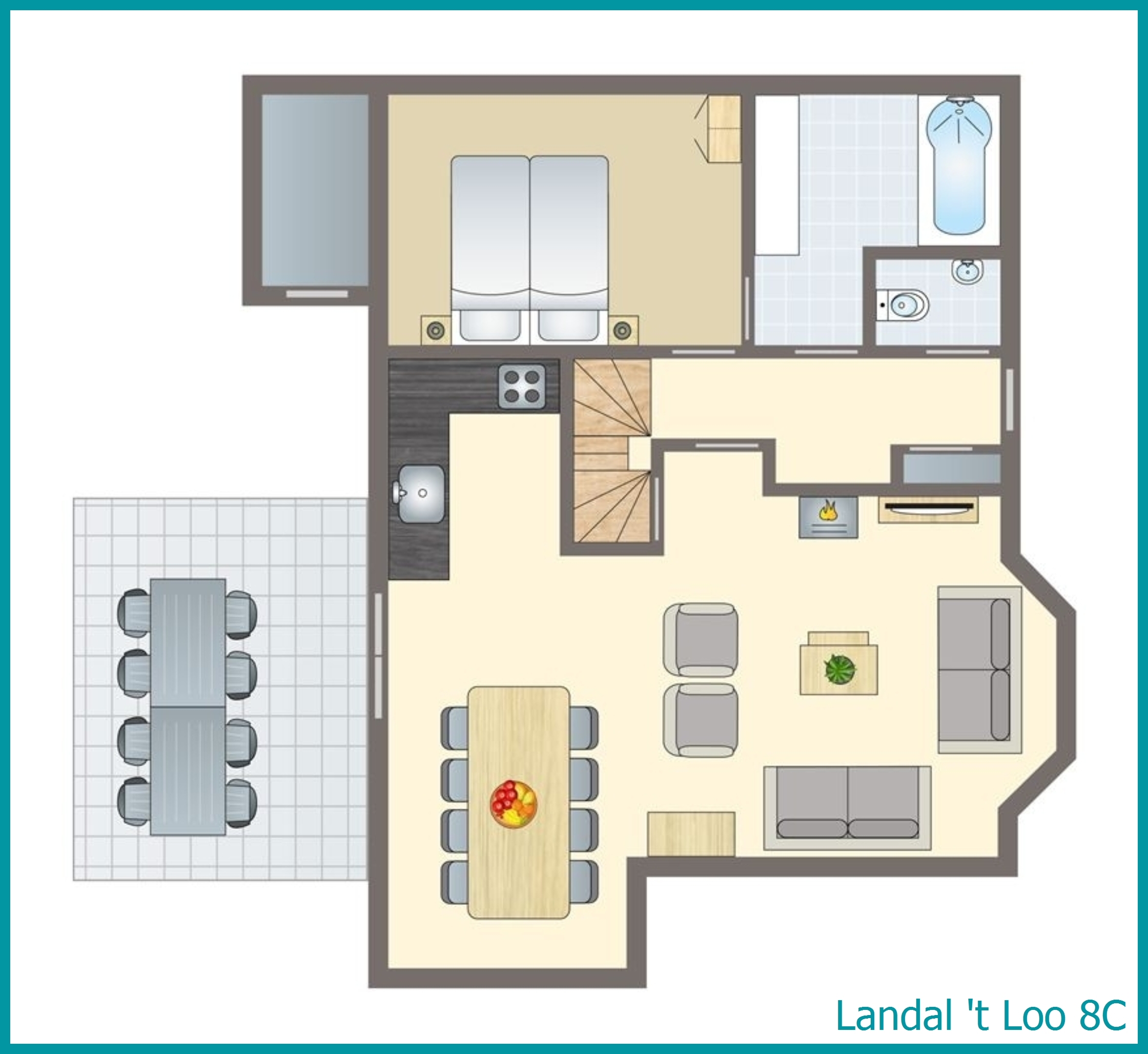 8-persoons bungalow 8C in 't Loo