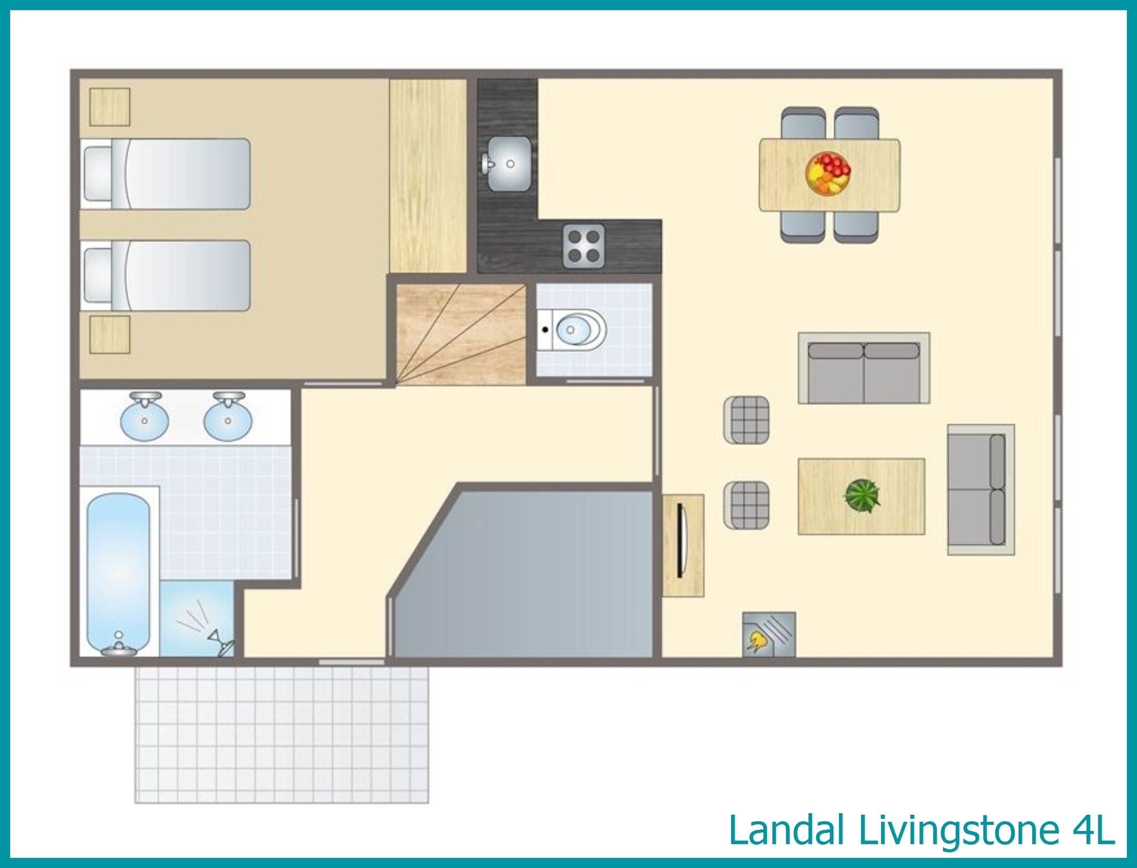 4-persoons villa 4L in Livingstone