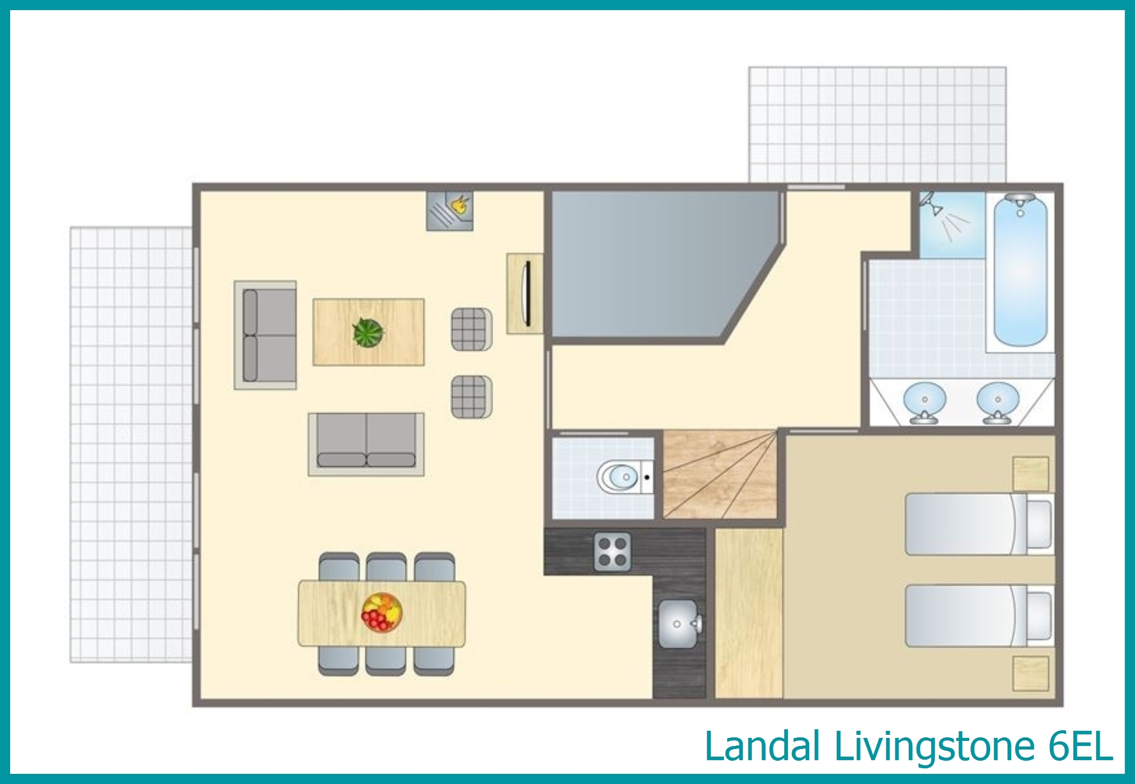 6-persoons villa 6EL in Livingstone