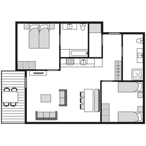 Appartement 4-6C in Resort Maria Alm