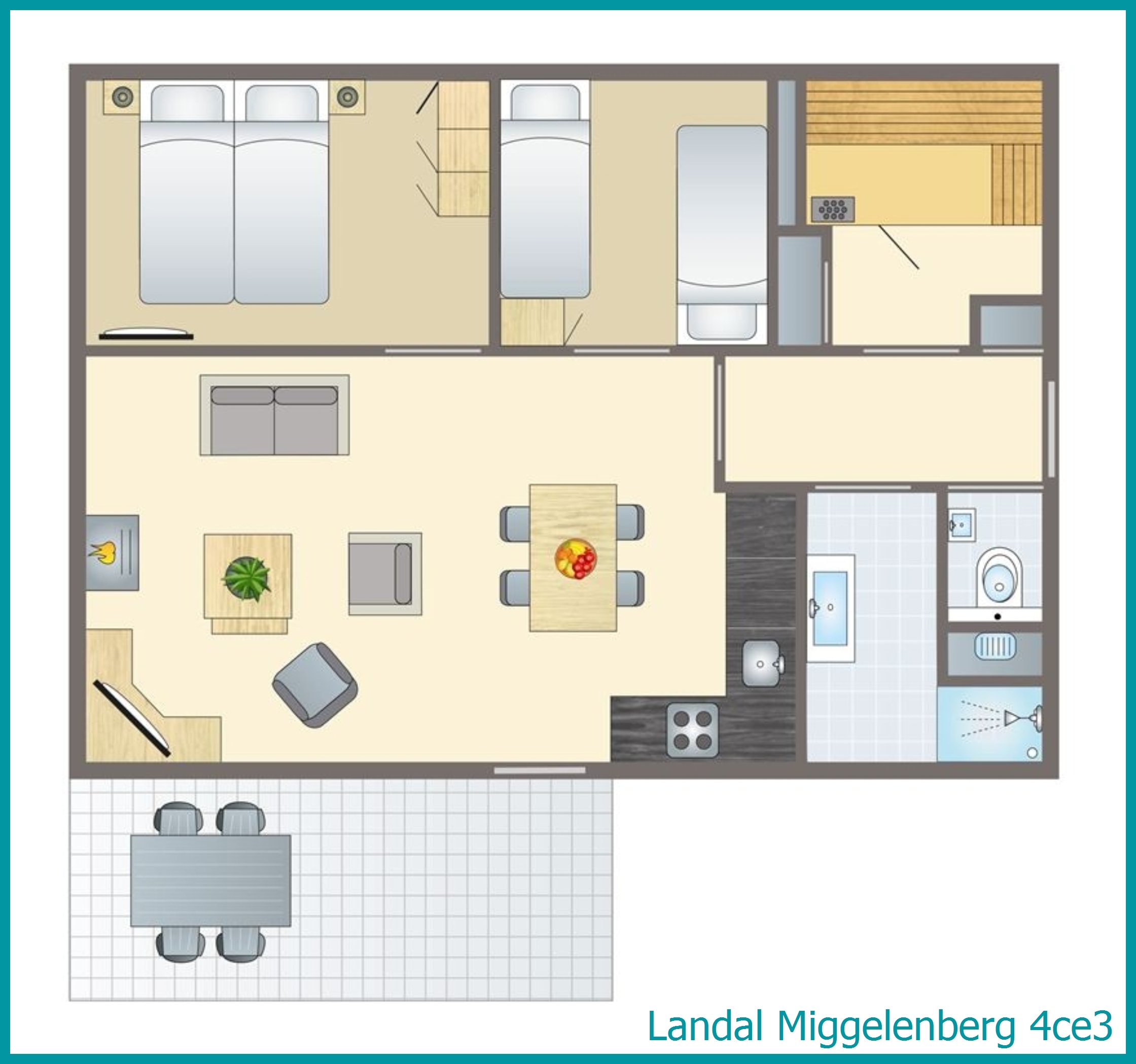 4-persoons bungalow 4ce3 in Miggelenberg