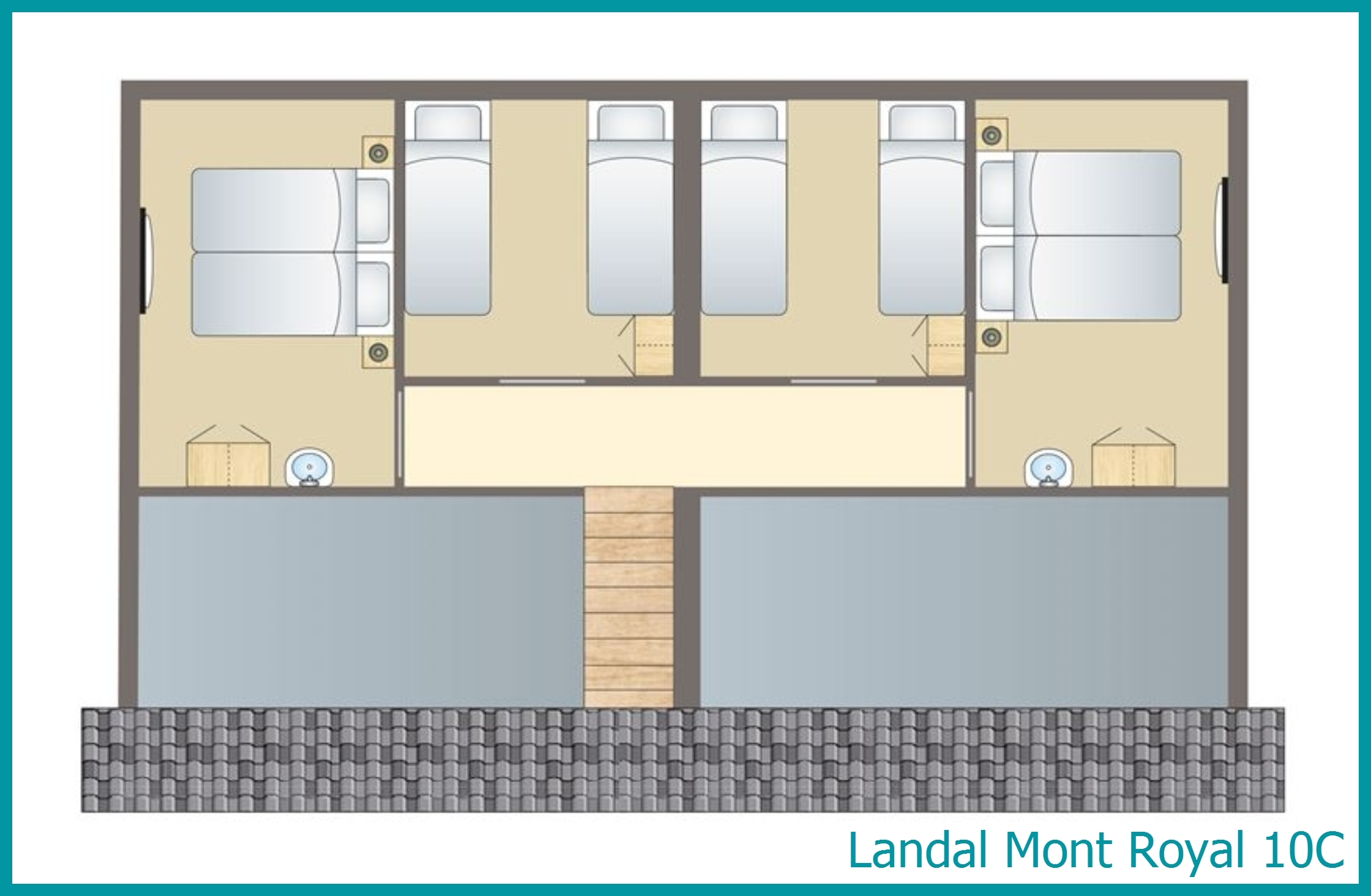 bungalow 10 personnes 10C à Mont Royal