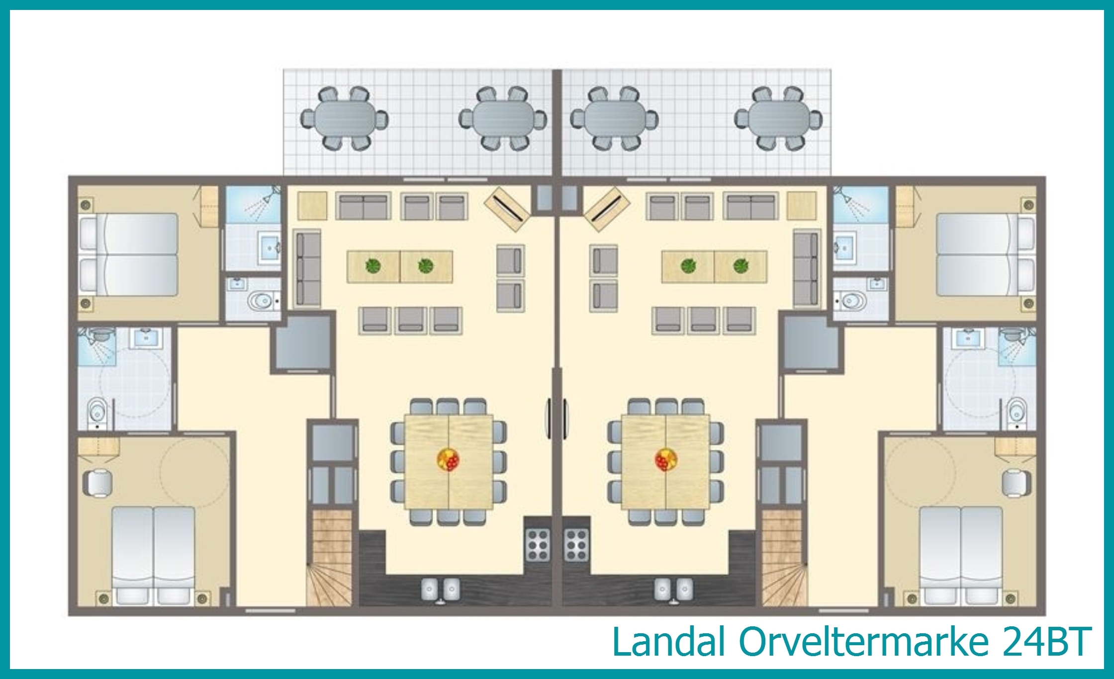 24-persoons bungalow 24BT in Orveltermarke