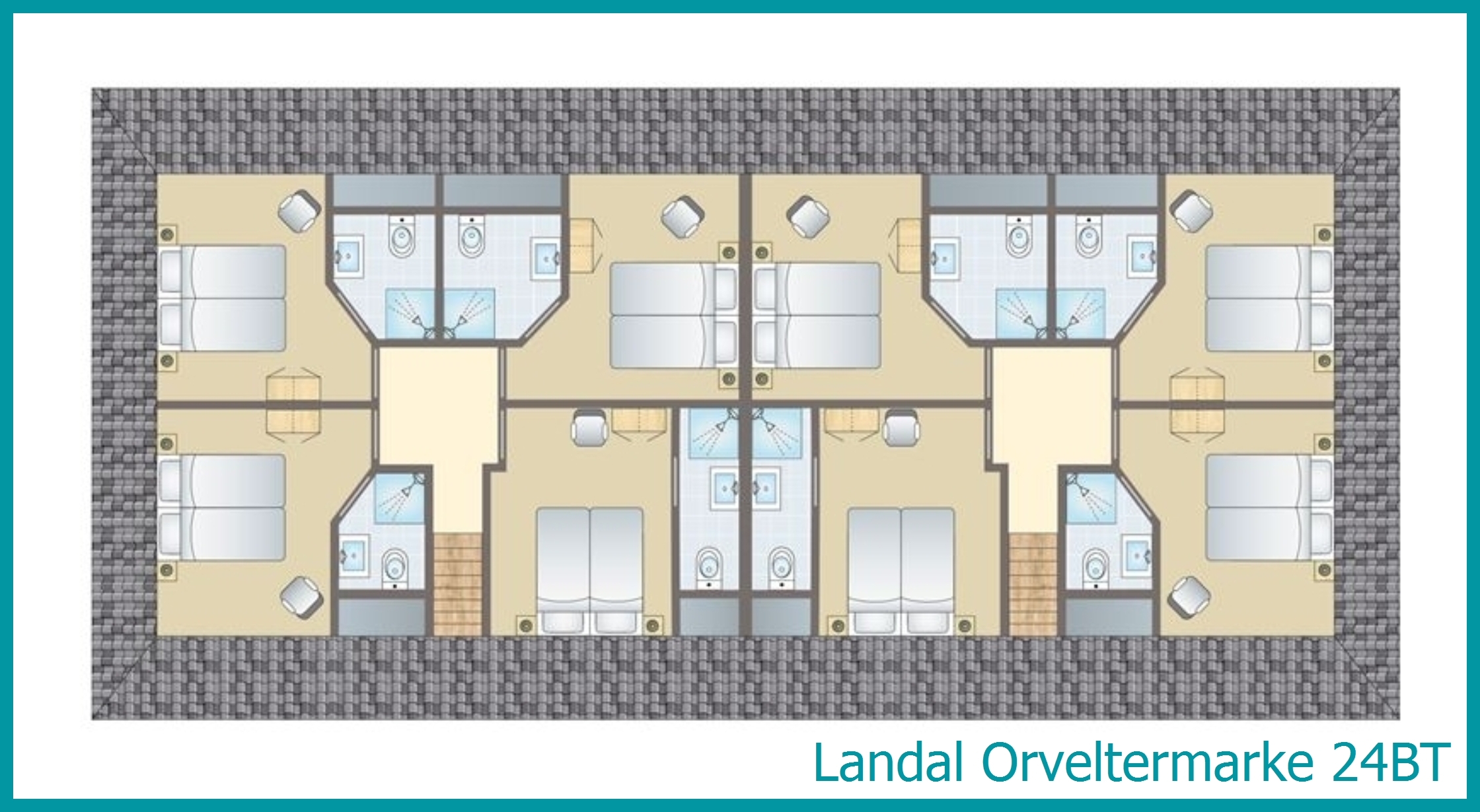 24-persoons bungalow 24BT in Orveltermarke