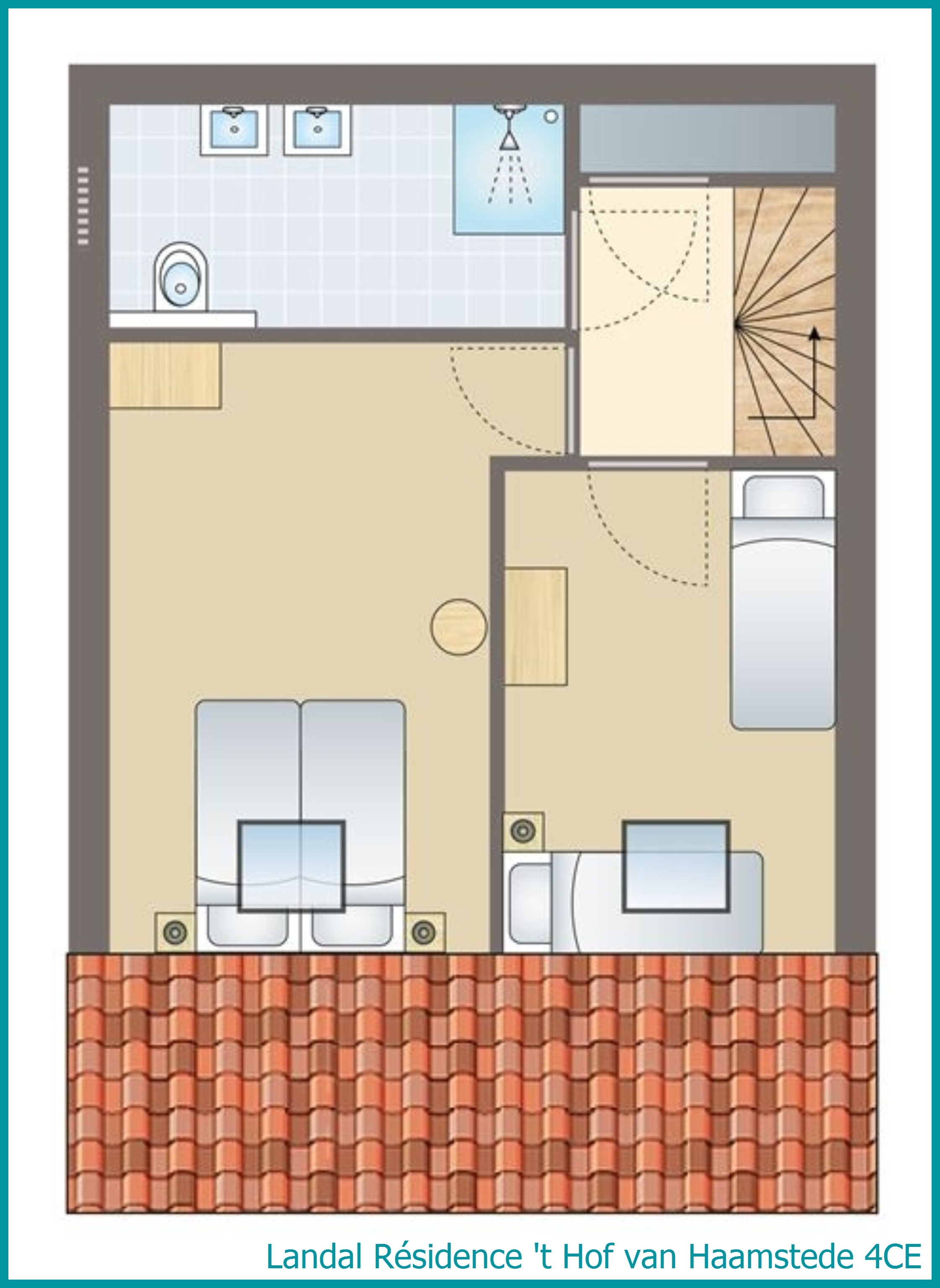 4-persoons hoevewoning 4CE in Résidence 't Hof van Haamstede