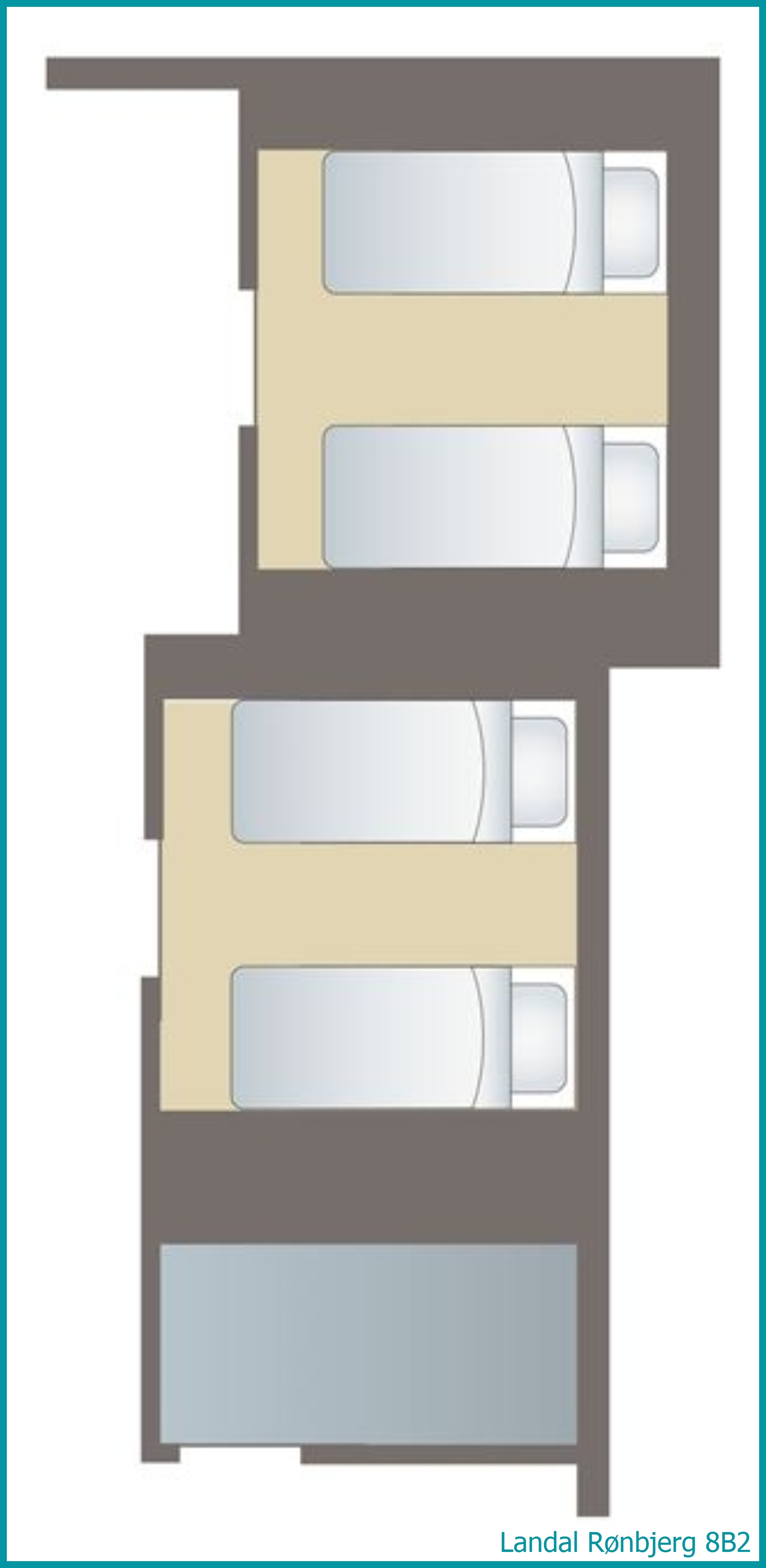 8-persoons bungalow 8B2 in Rønbjerg