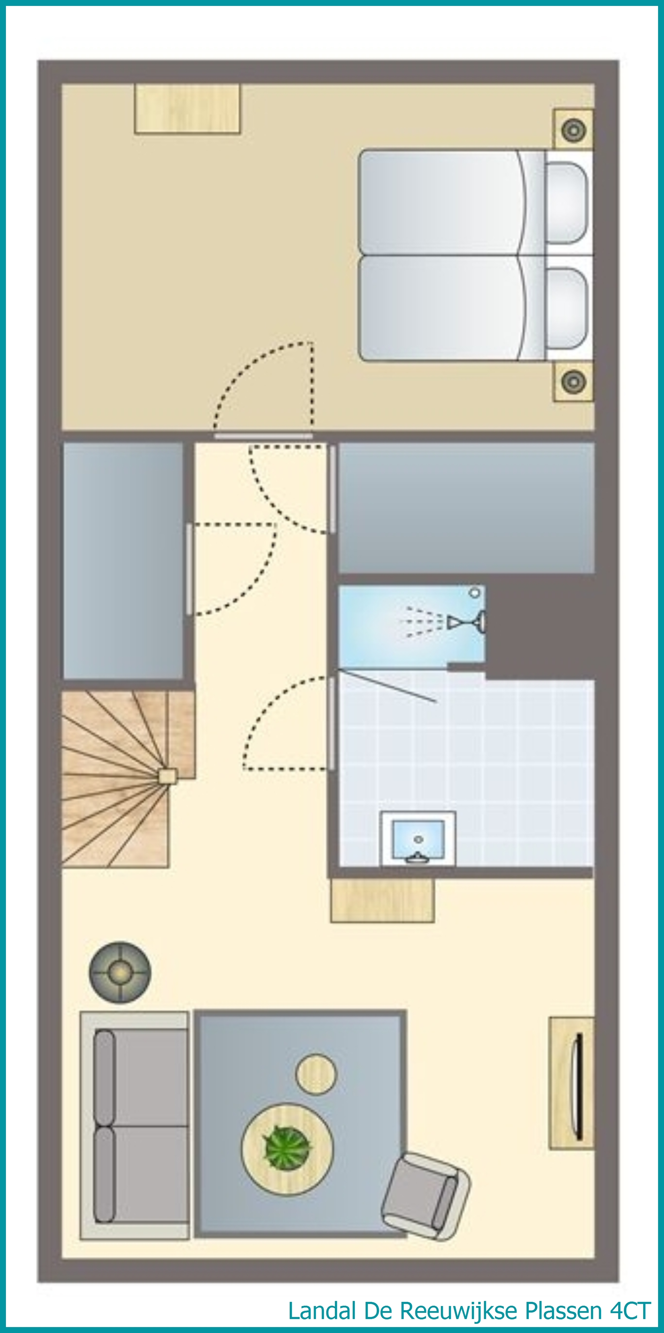 4-persoons waterwoning 4CT in De Reeuwijkse Plassen