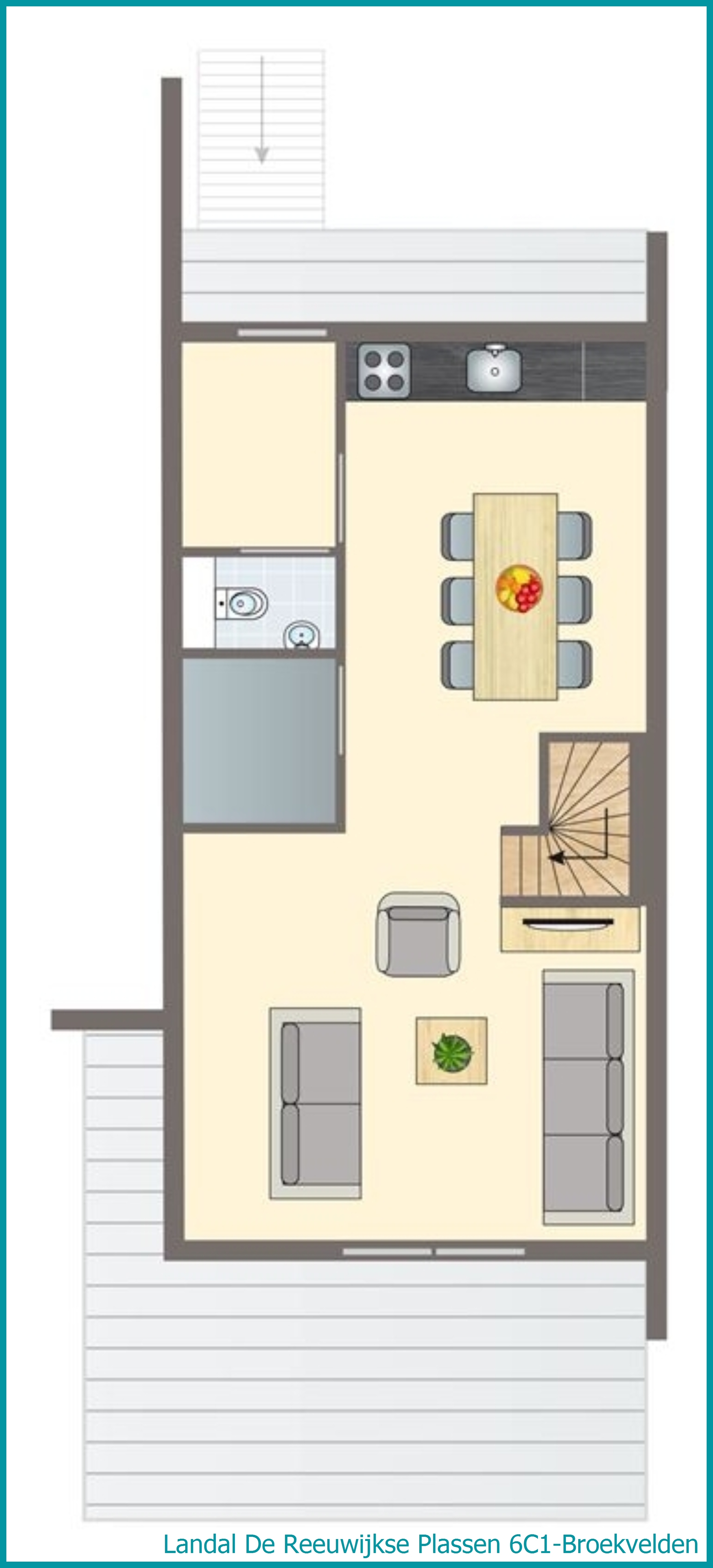 6-persoons waterwoning 6C1-Broekvelden in De Reeuwijkse Plassen