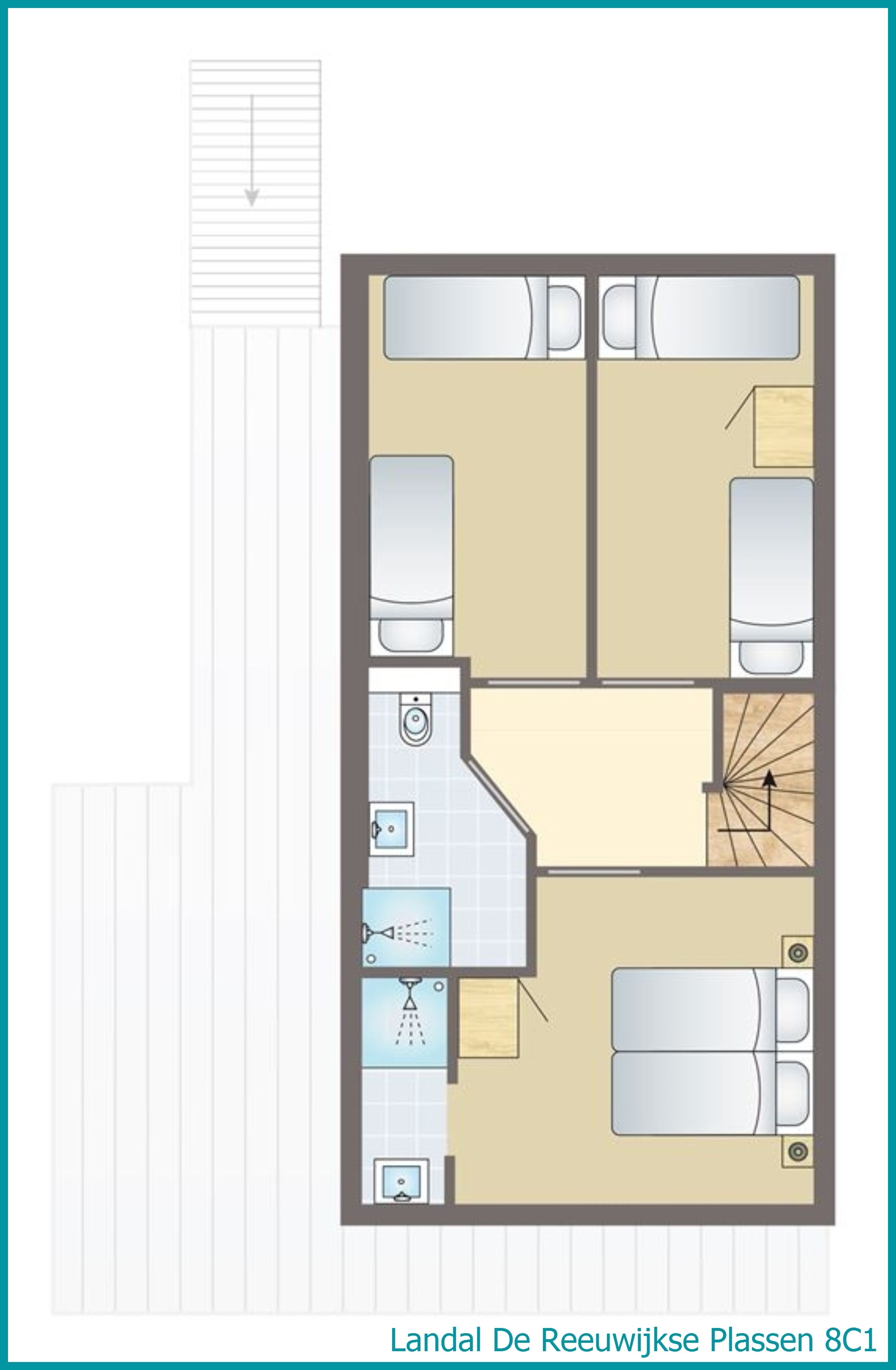 8-persoons waterwoning 8C1 in De Reeuwijkse Plassen