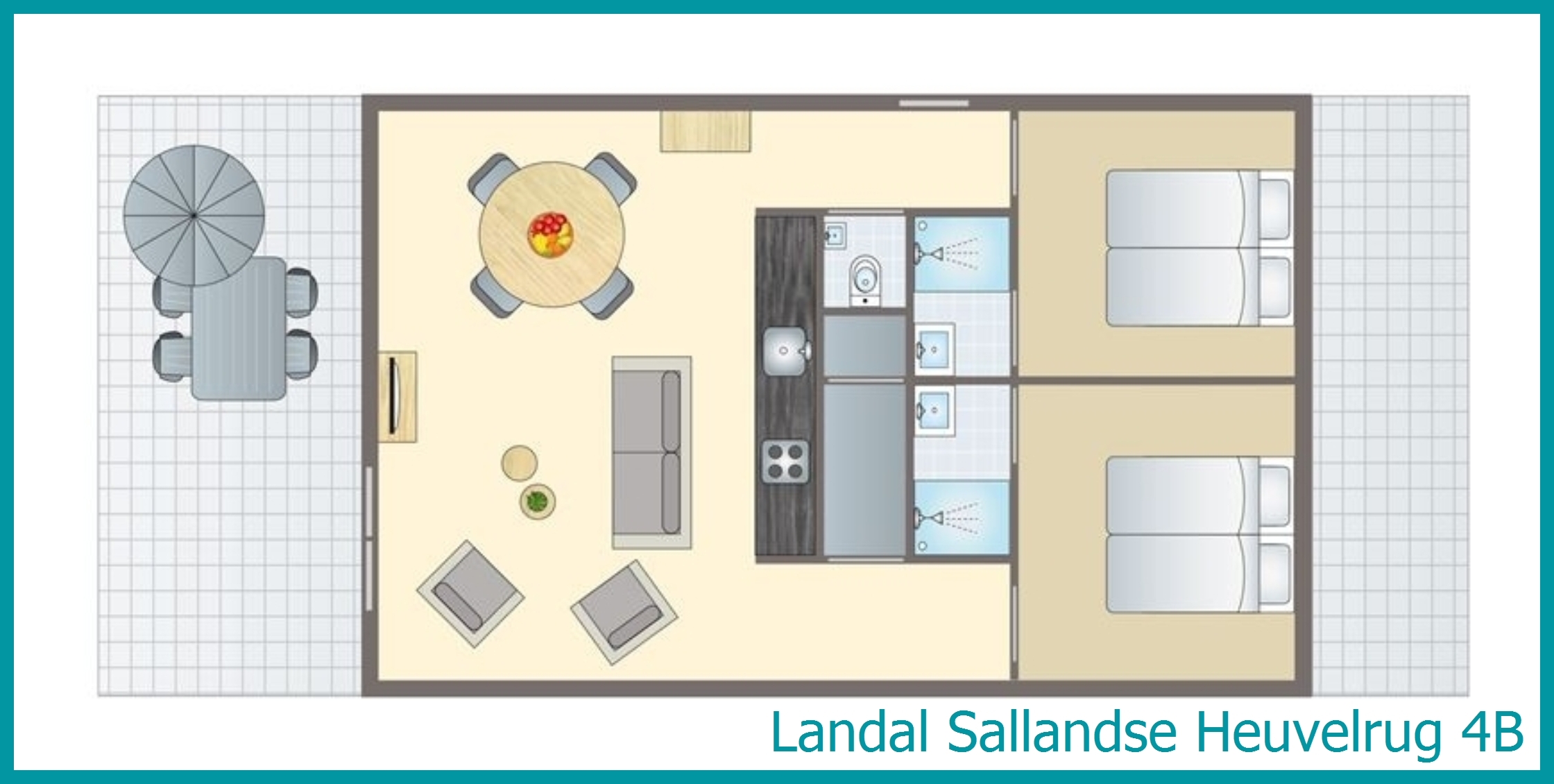 4-persoons woning 4B in Sallandse Heuvelrug