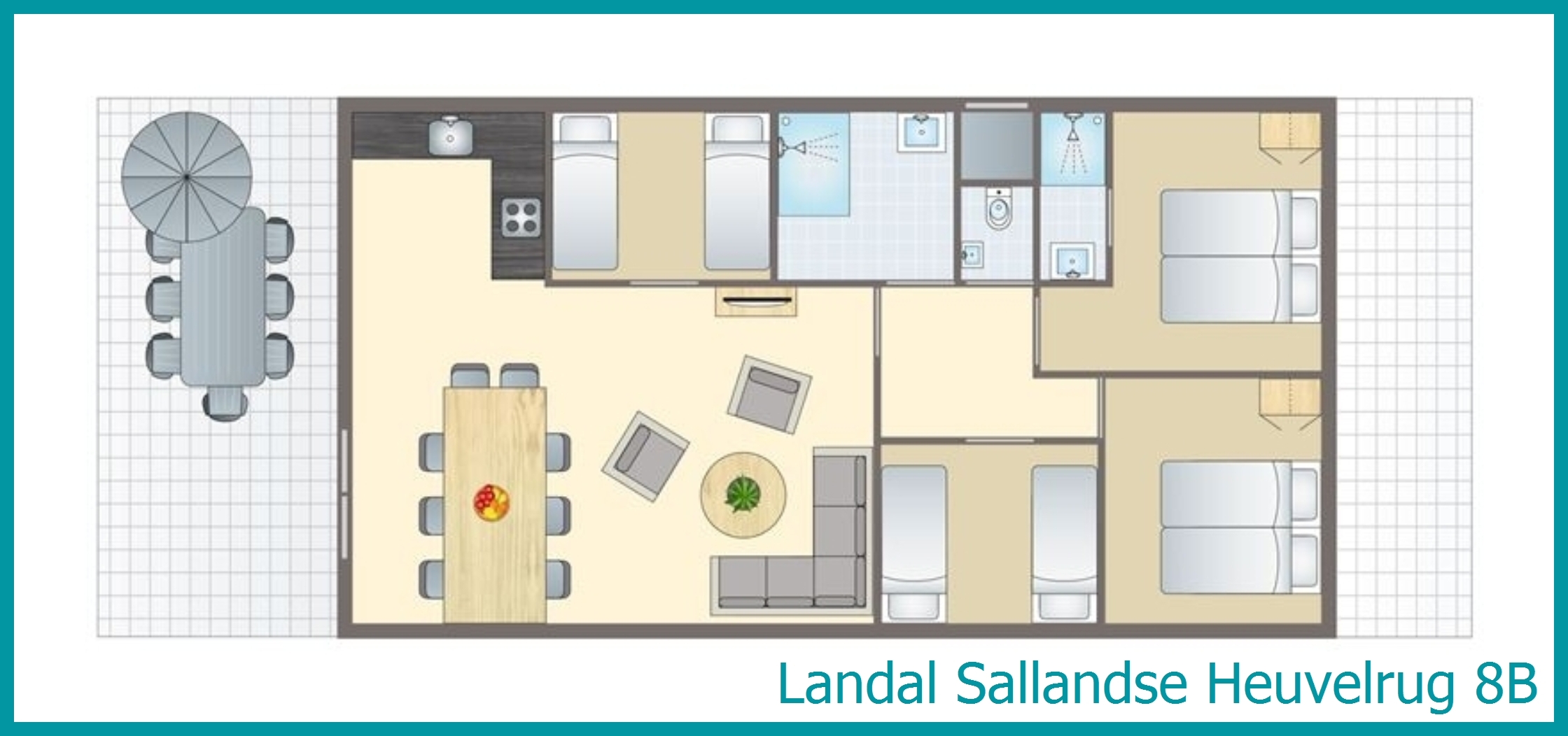 8-persoons woning 8B in Sallandse Heuvelrug