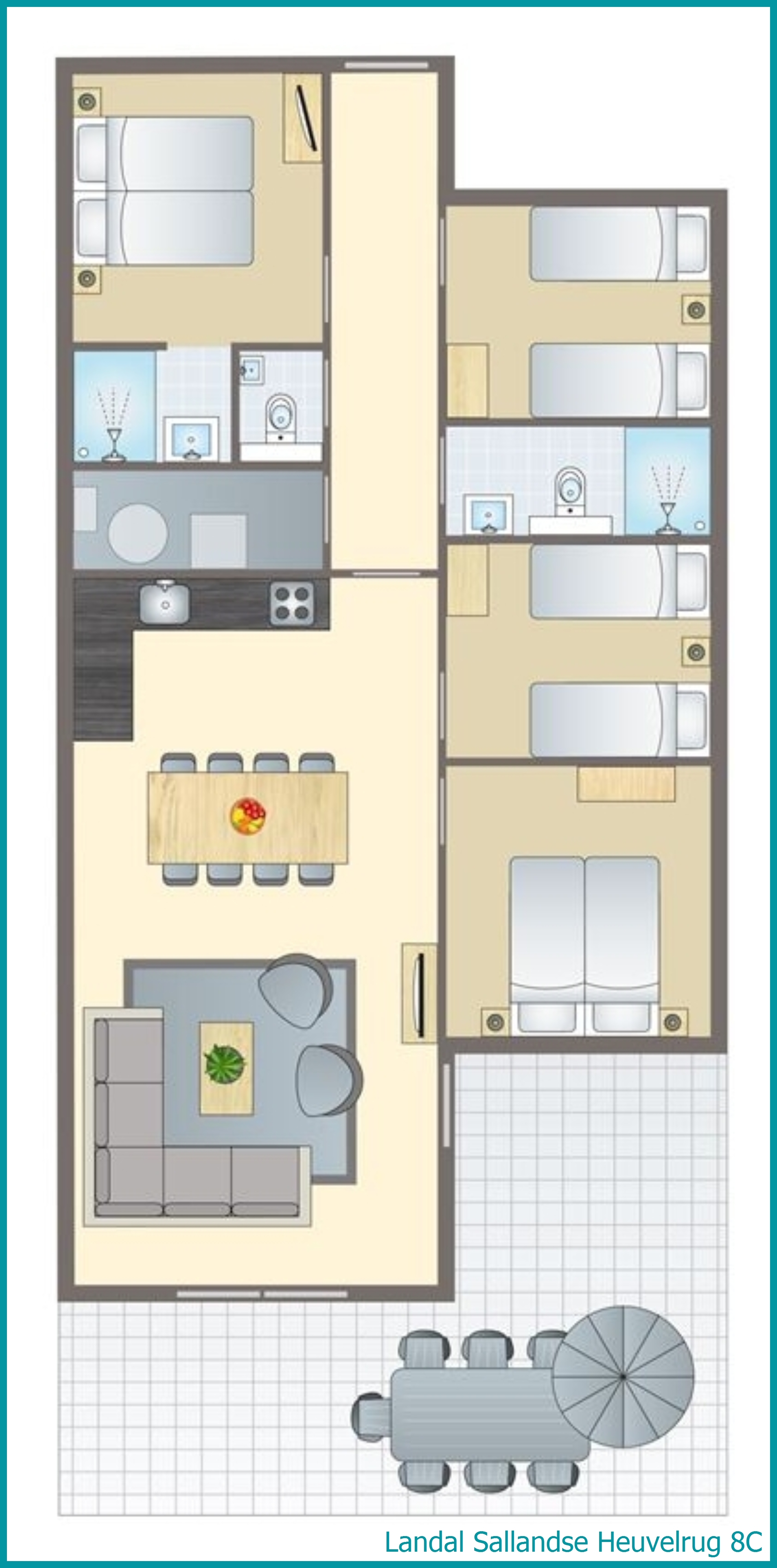 8-persoons woning 8C in Sallandse Heuvelrug
