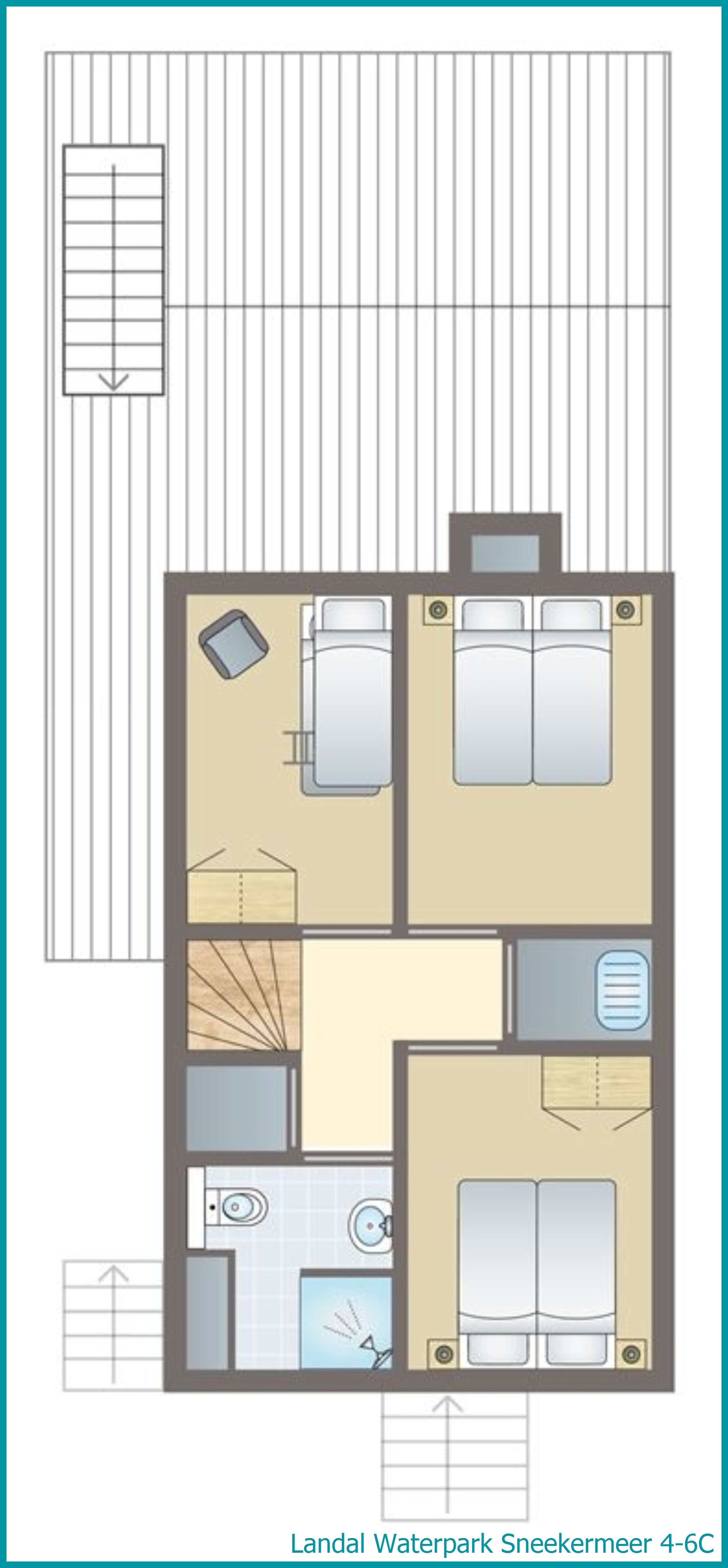4-6-persoons woning 4-6C in Waterpark Sneekermeer