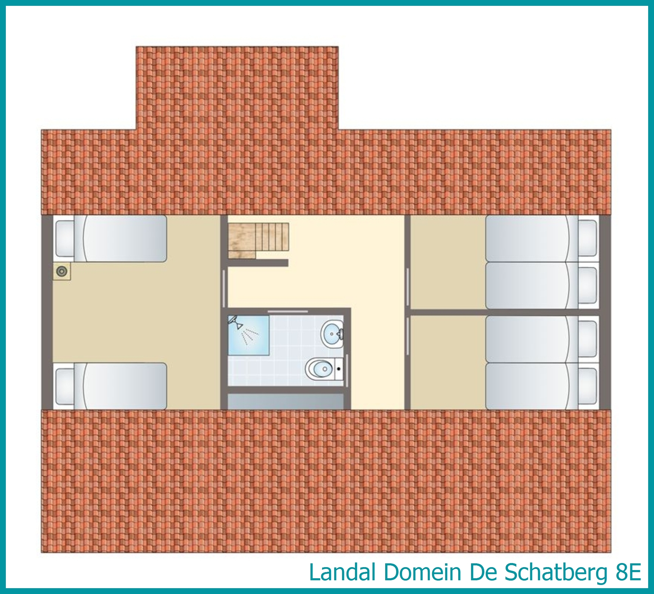 8-persoons terraswoning 8E in Domein De Schatberg