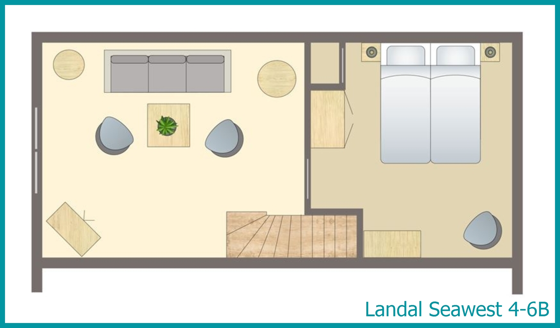 4-6-persoons bungalow 4-6B in Seawest