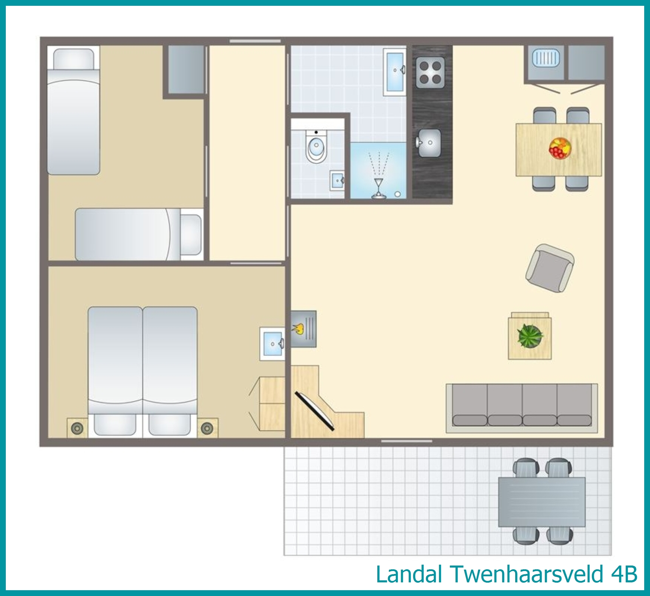 4-persoons bungalow 4B in Twenhaarsveld