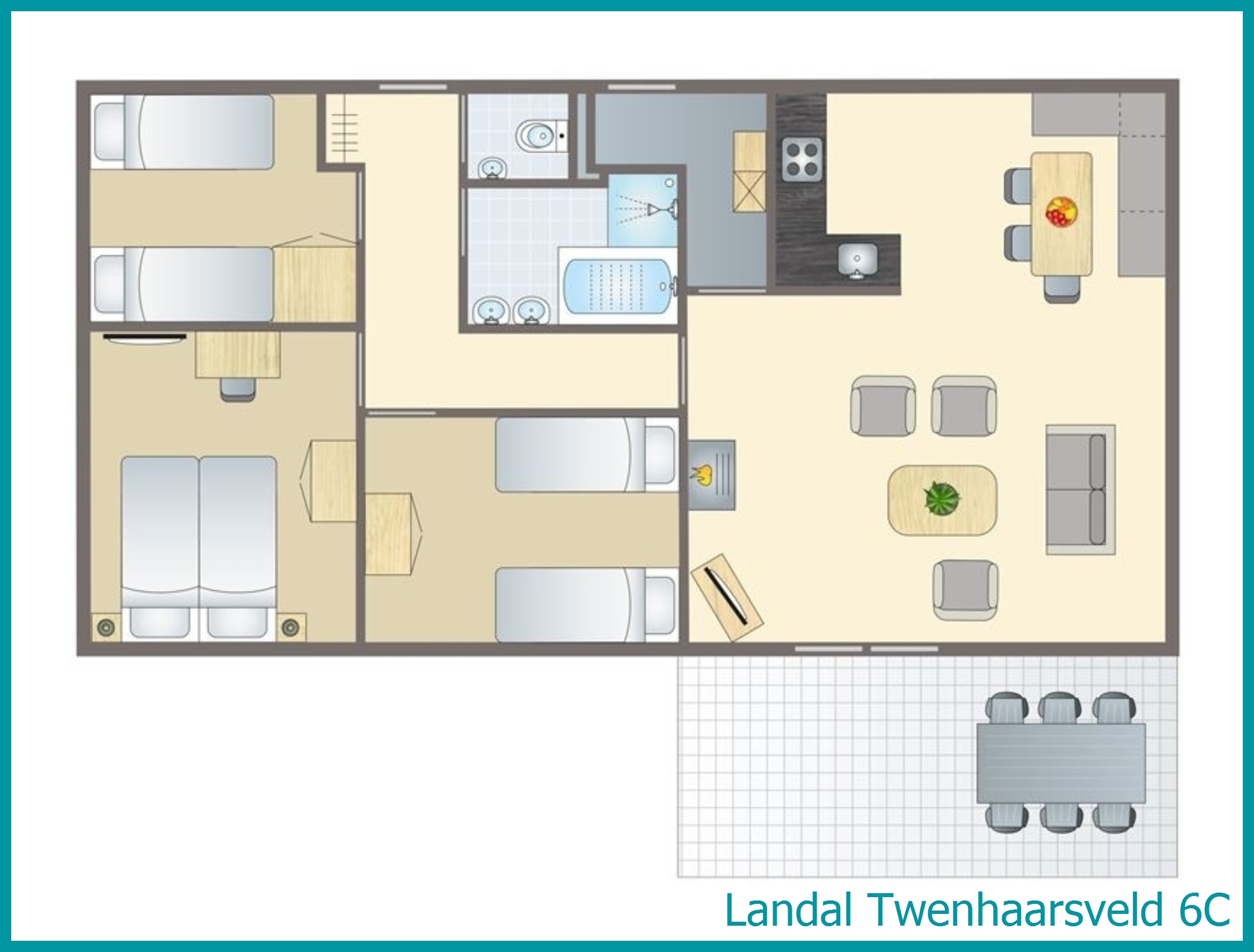 6-persoons bungalow 6C in Twenhaarsveld