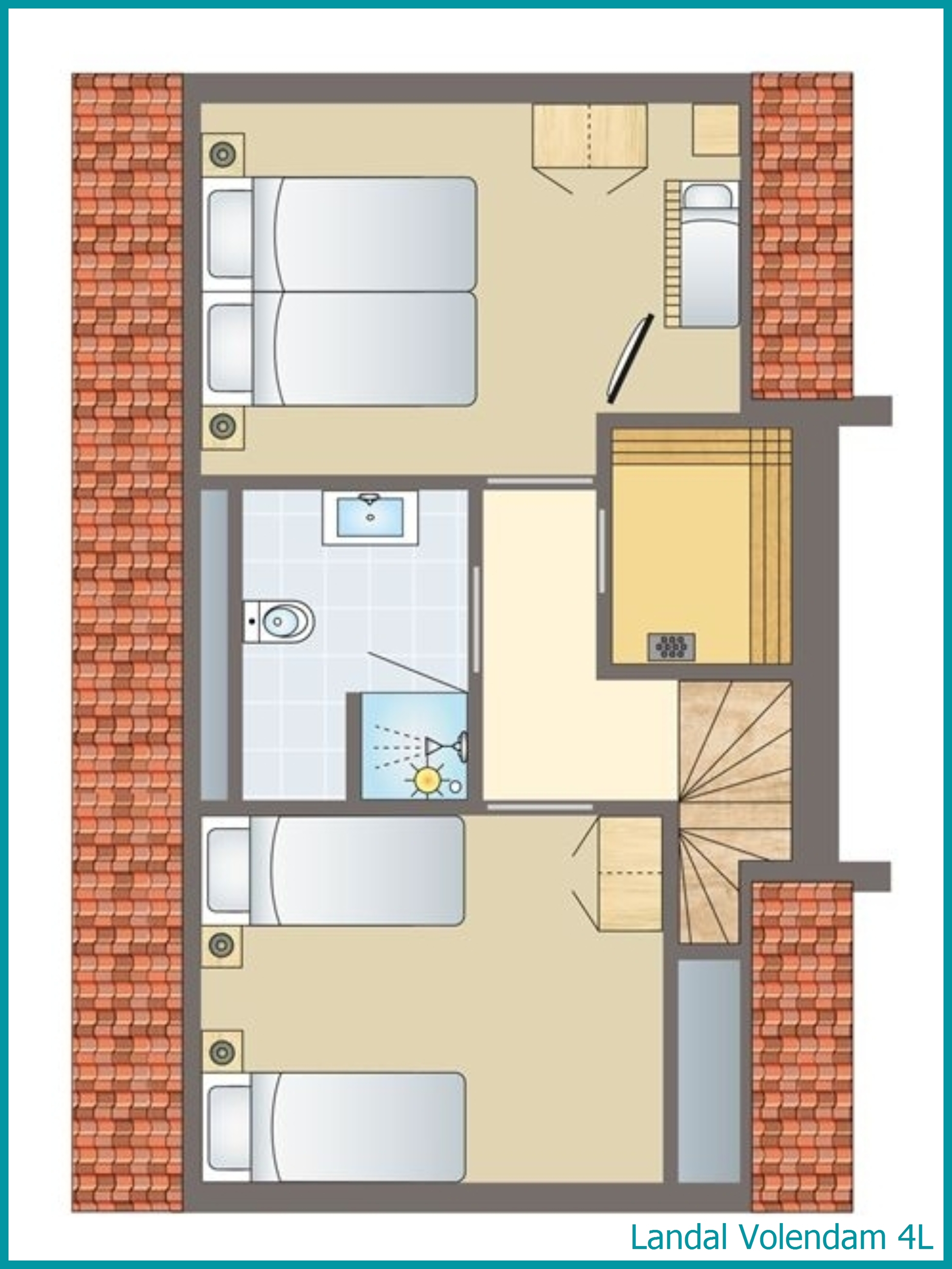 4-persoons bungalow 4L in Volendam