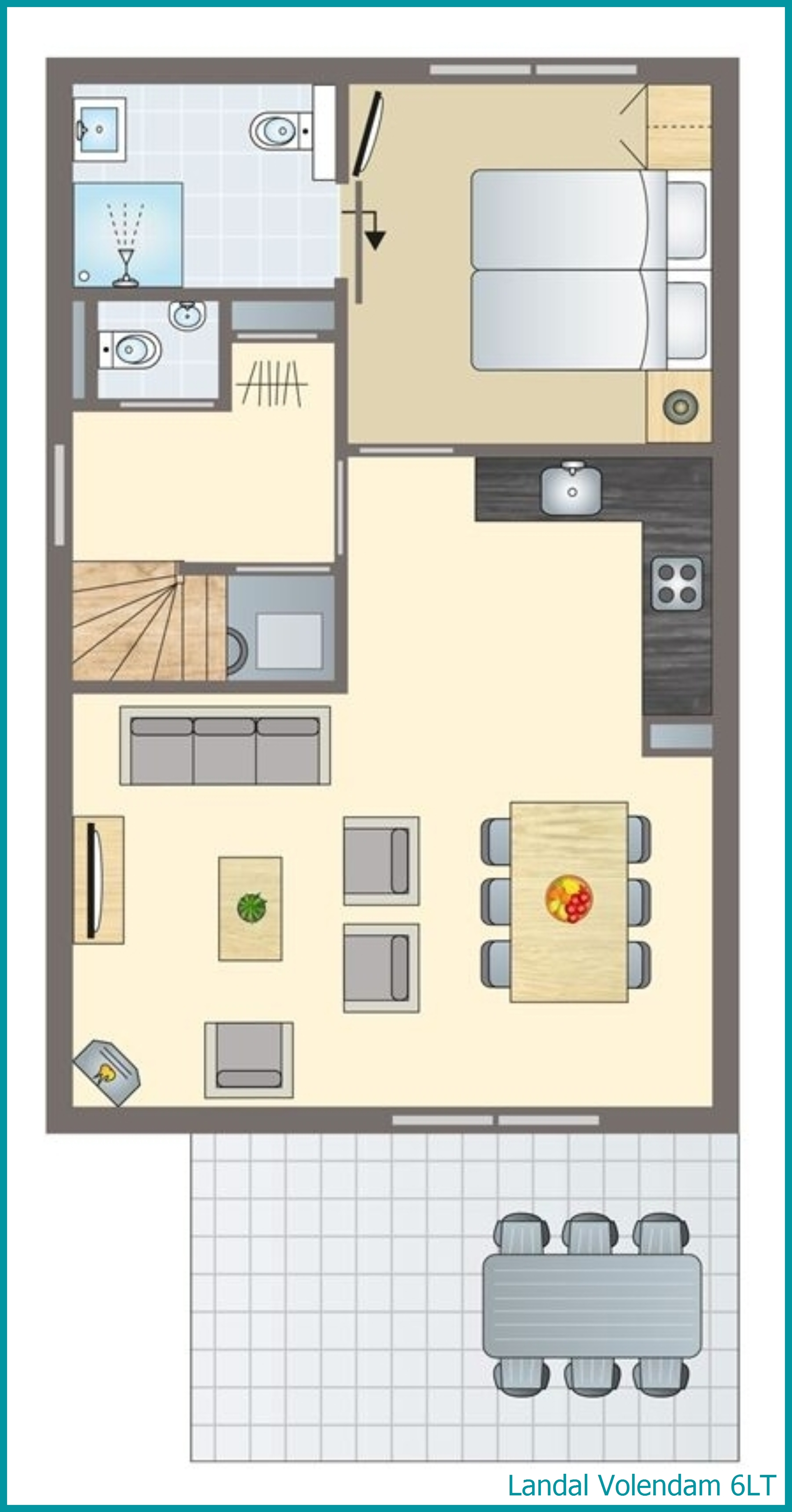 6-persoons bungalow 6LT in Volendam