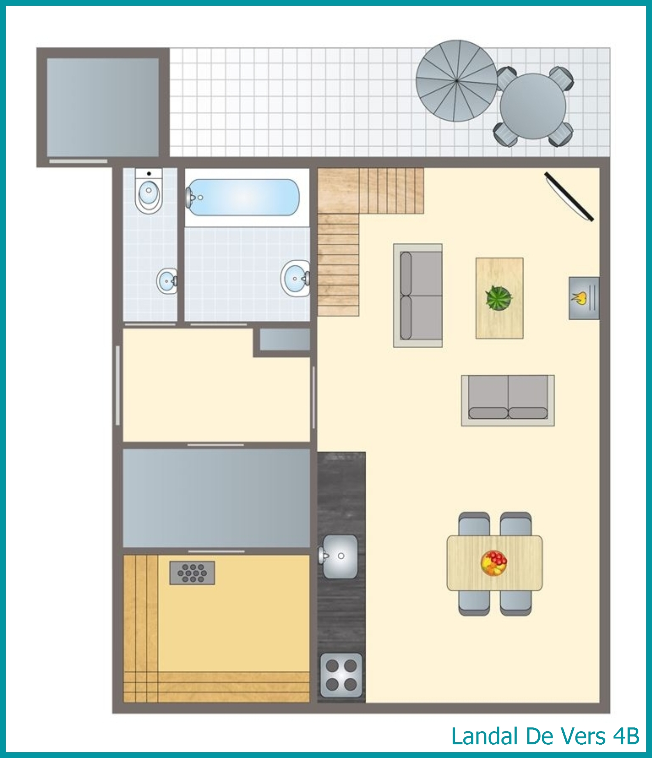 4-persoons landhuis 4B in De Vers